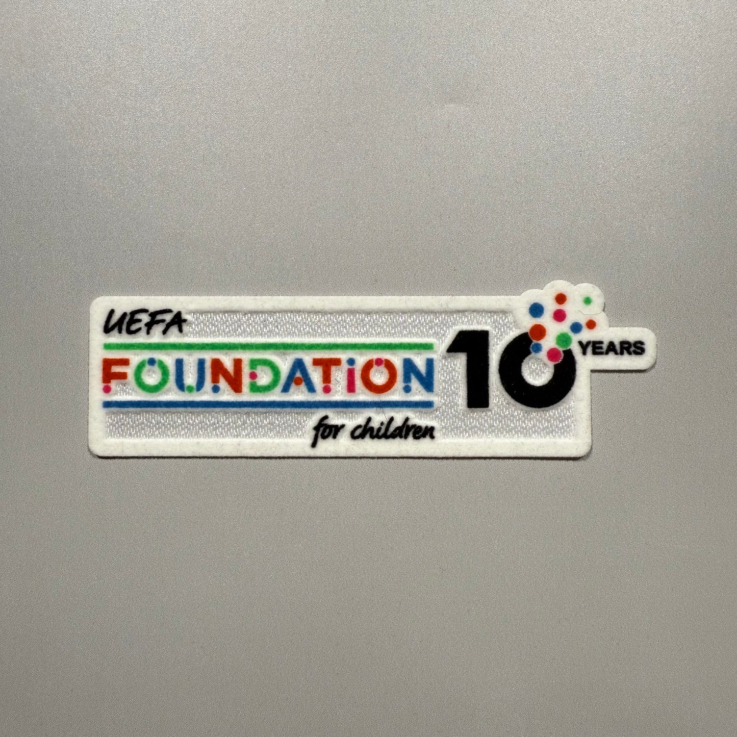 Official 25/26 UEFA Foundation 10th Anniversary Patch