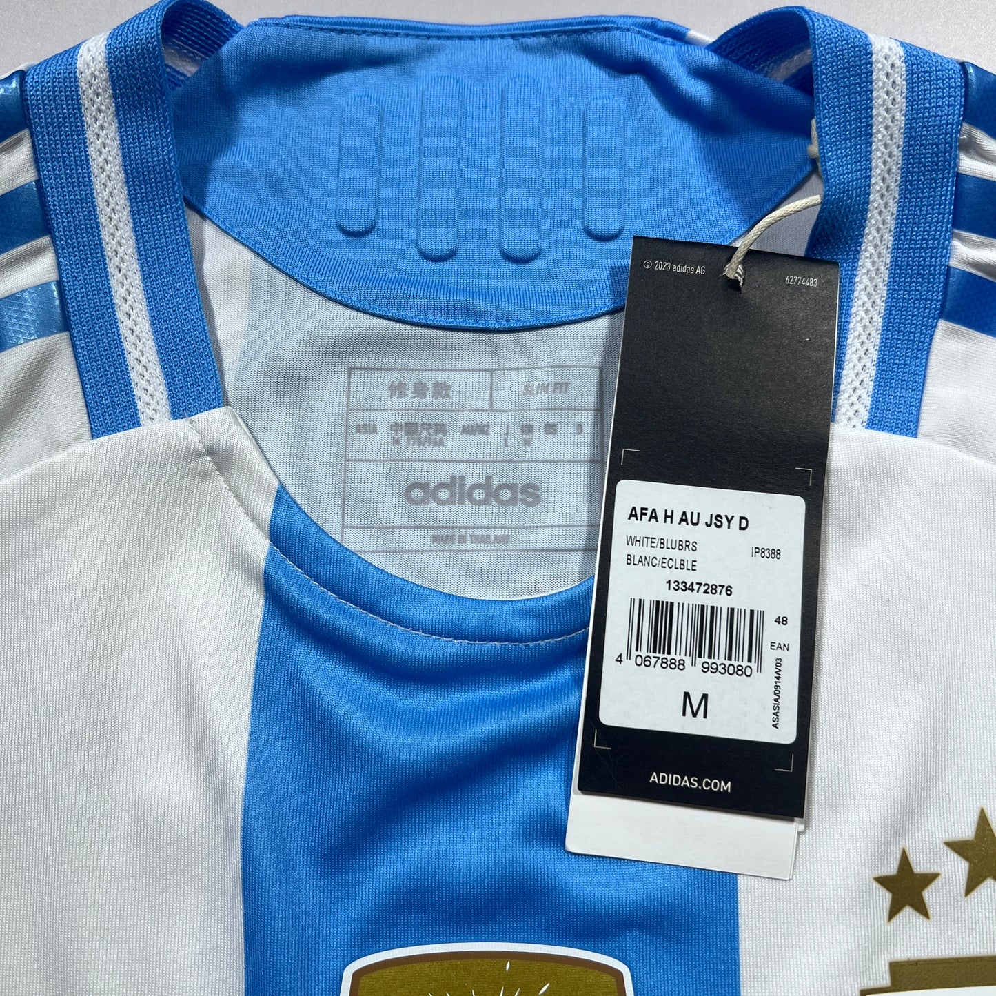 Official #10 Dybala 2024 Argentina Home Authentic Shirt FIFA World Cup 2026 Qualifiers Patch Size S/M(JP:L)