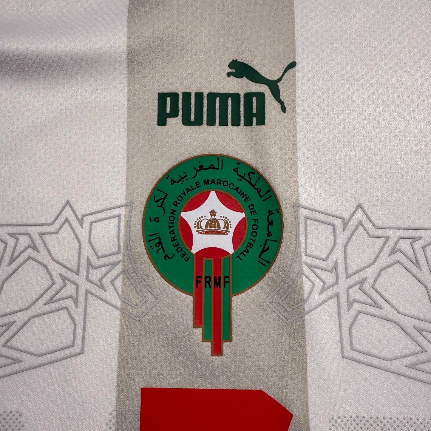 Official #7 Ziyech 2022 Morocco Away Stadium Shirt Size L