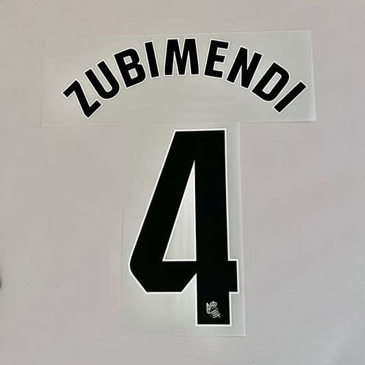24-25 Real Sociedad Home/Away Name & Number set