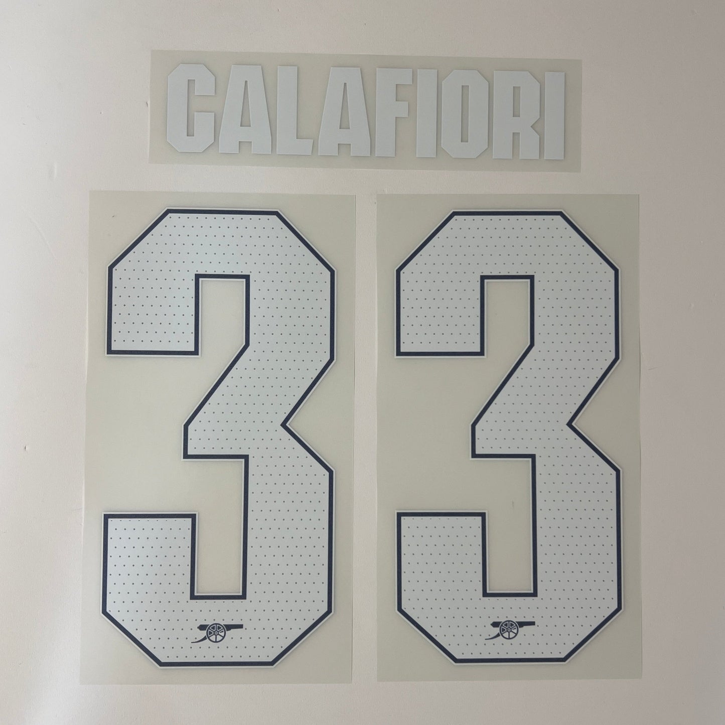 24/26 Arsenal Home Name & Number Club Font Offcial