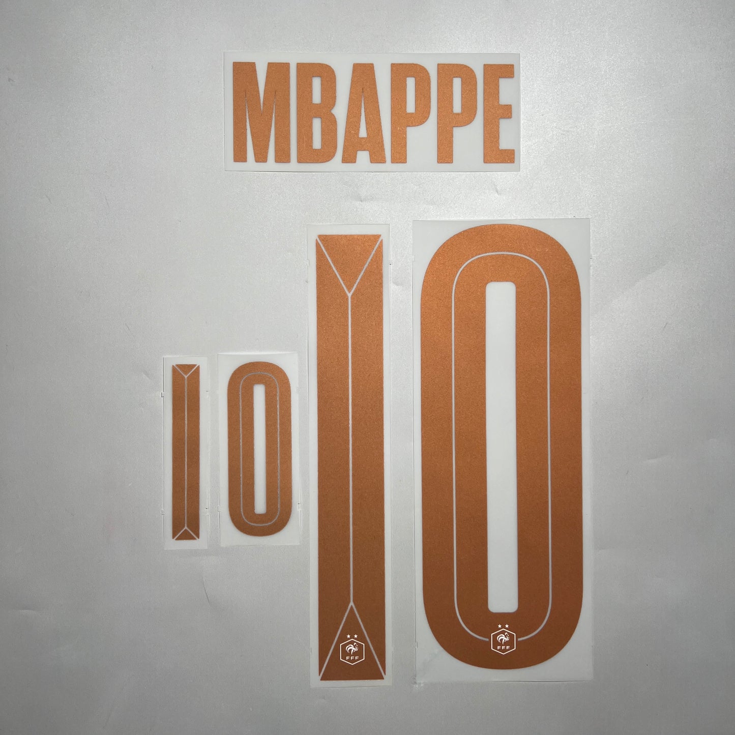 Official #10 Mbappe 2026 France Home Name & Number set