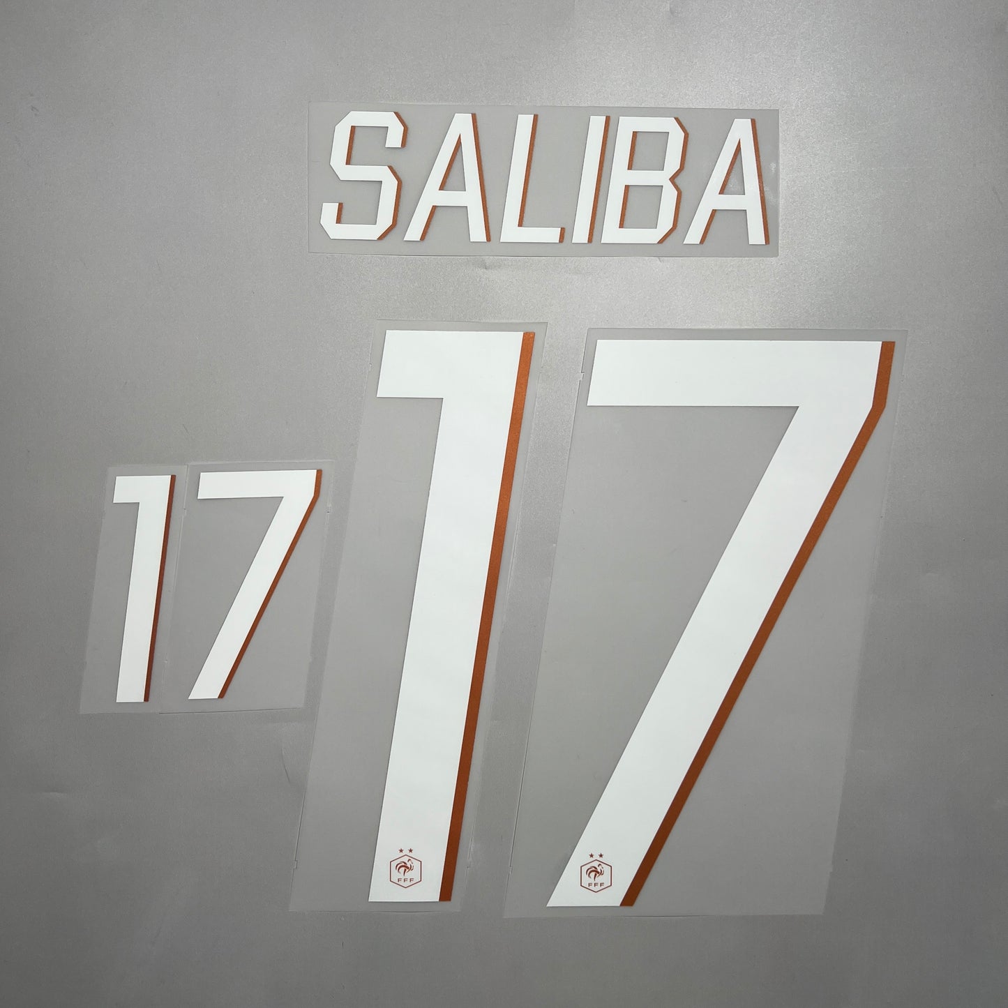 Official #17 Saliba 2026 France Home Name & Number set