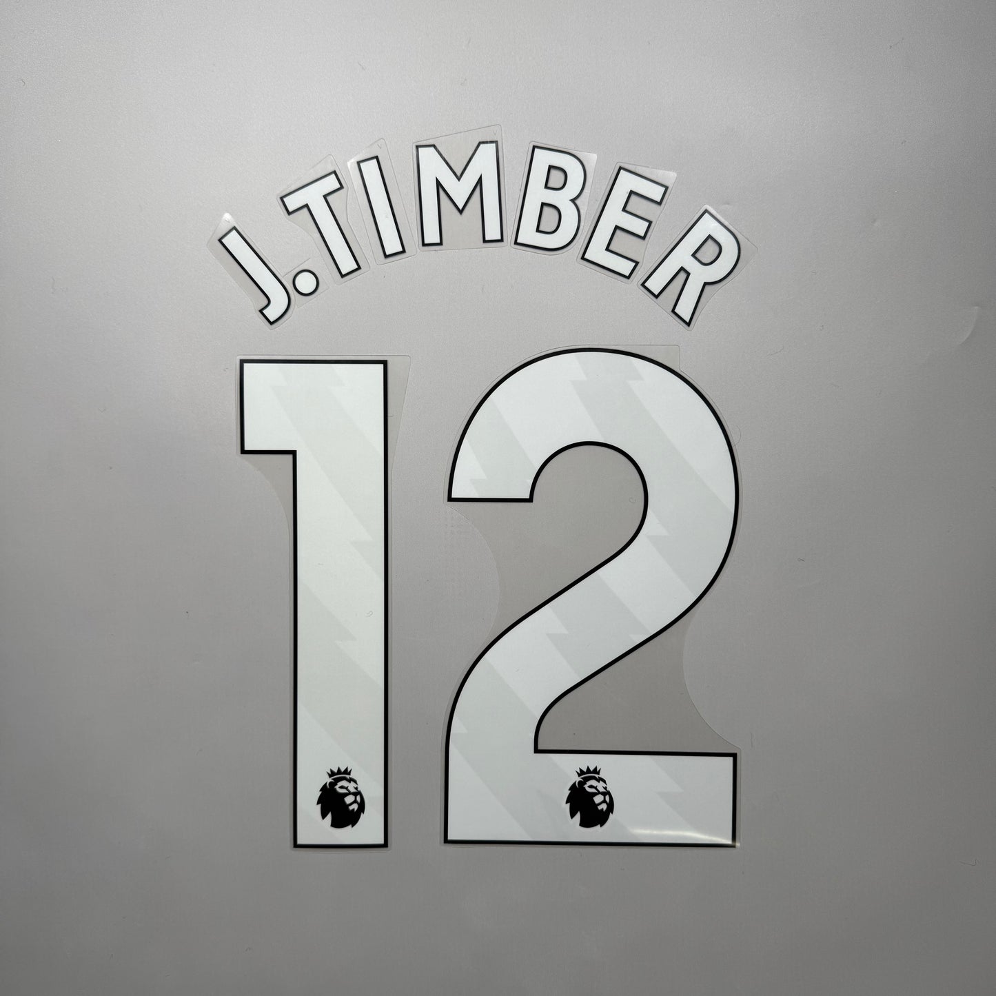 25/26 Arsenal Home Name & Number set English Premier League Font