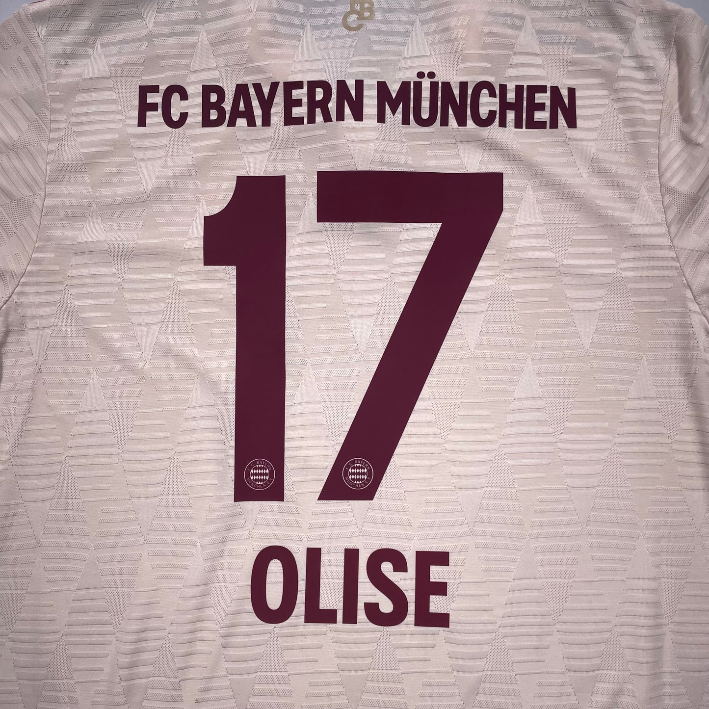Official #17 Olise 24/25 Bayern Munchen 3rd Authentic Shirt