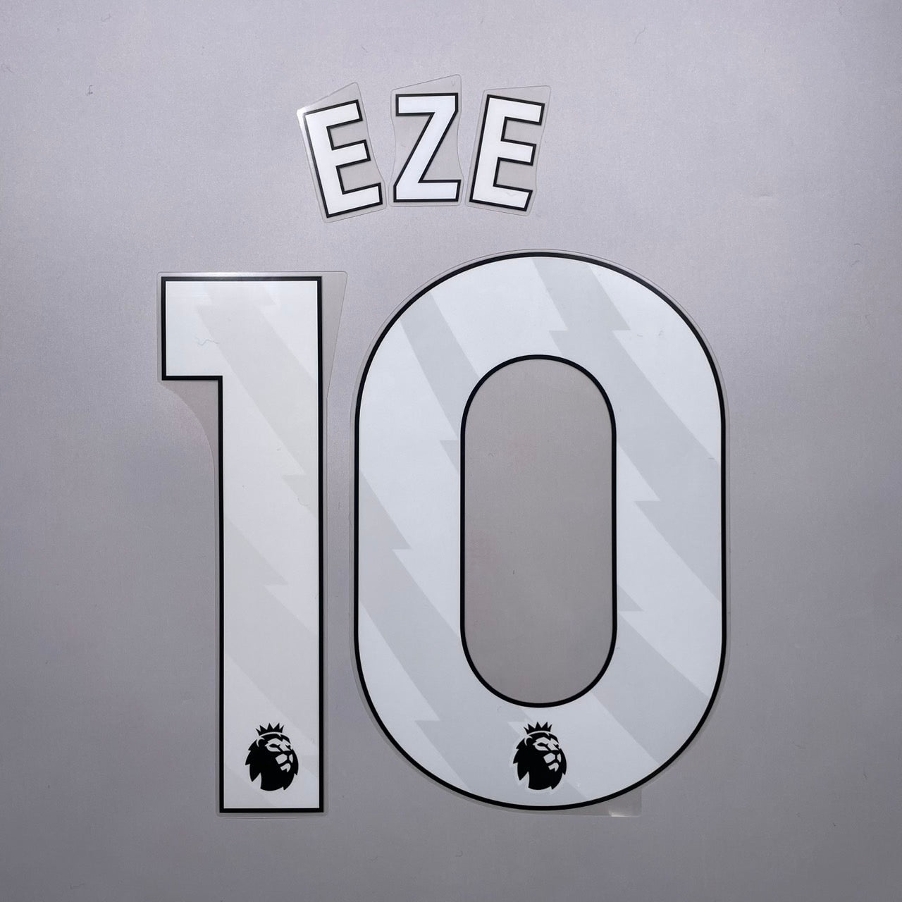 25/26 Arsenal Home Name & Number set English Premier League Font