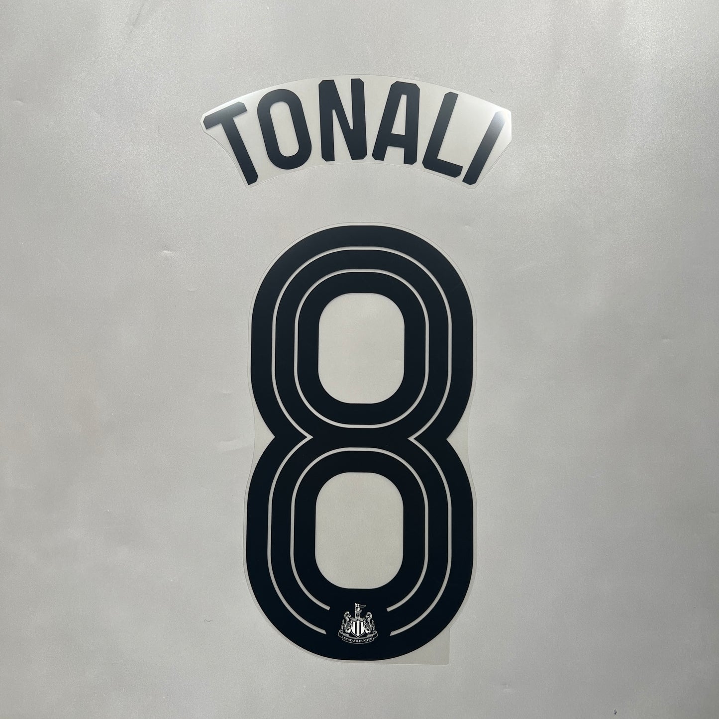 Official #8 Tonali 25/26 Newcastle United Home Name & Number set Club Font