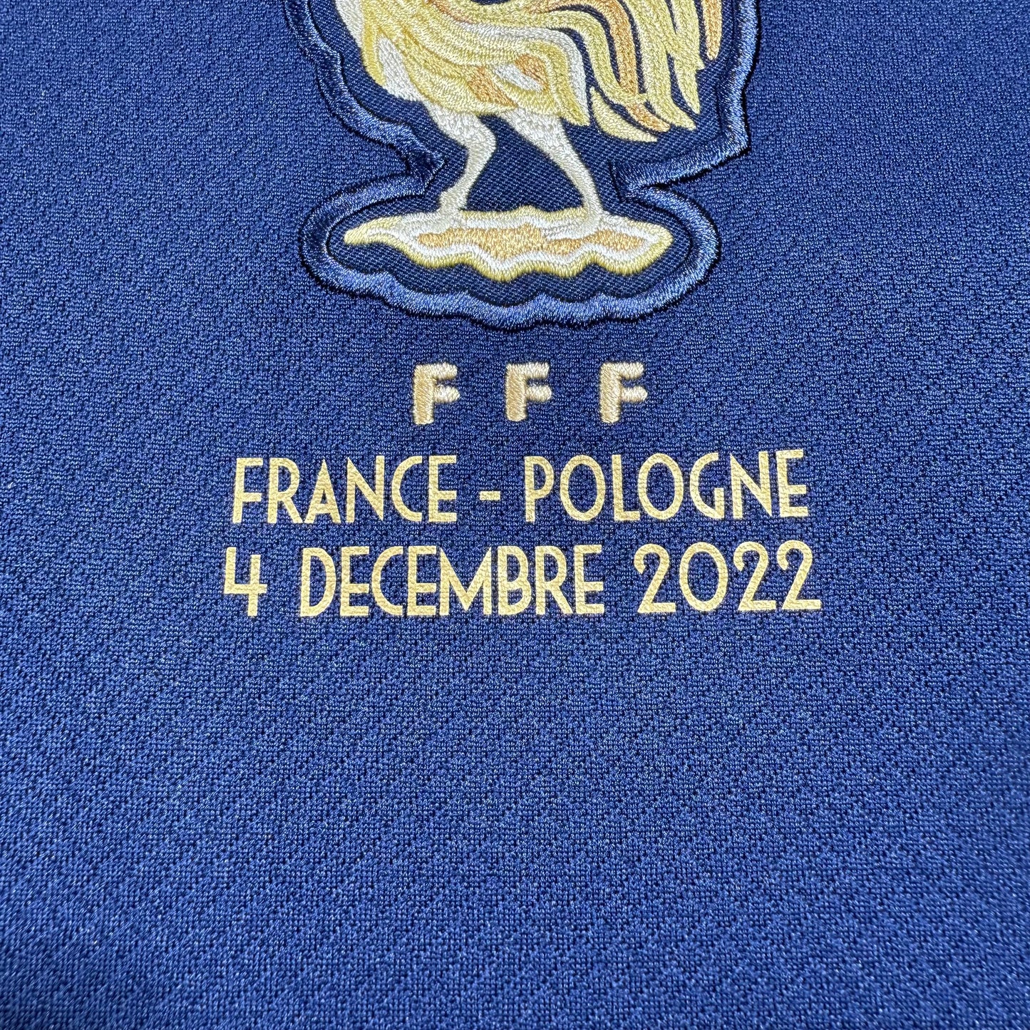 Official #9 Giroud 2022 France Home Stadium Shirt Qatar World Cup Size M