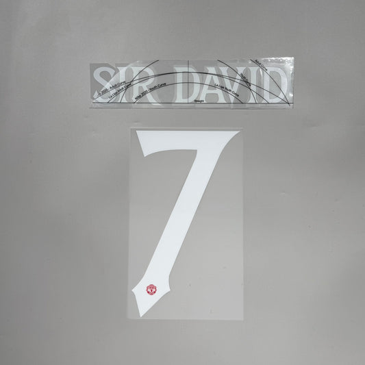 #7 SIR DAVID 25/26 Manchester United Home Name and Number set