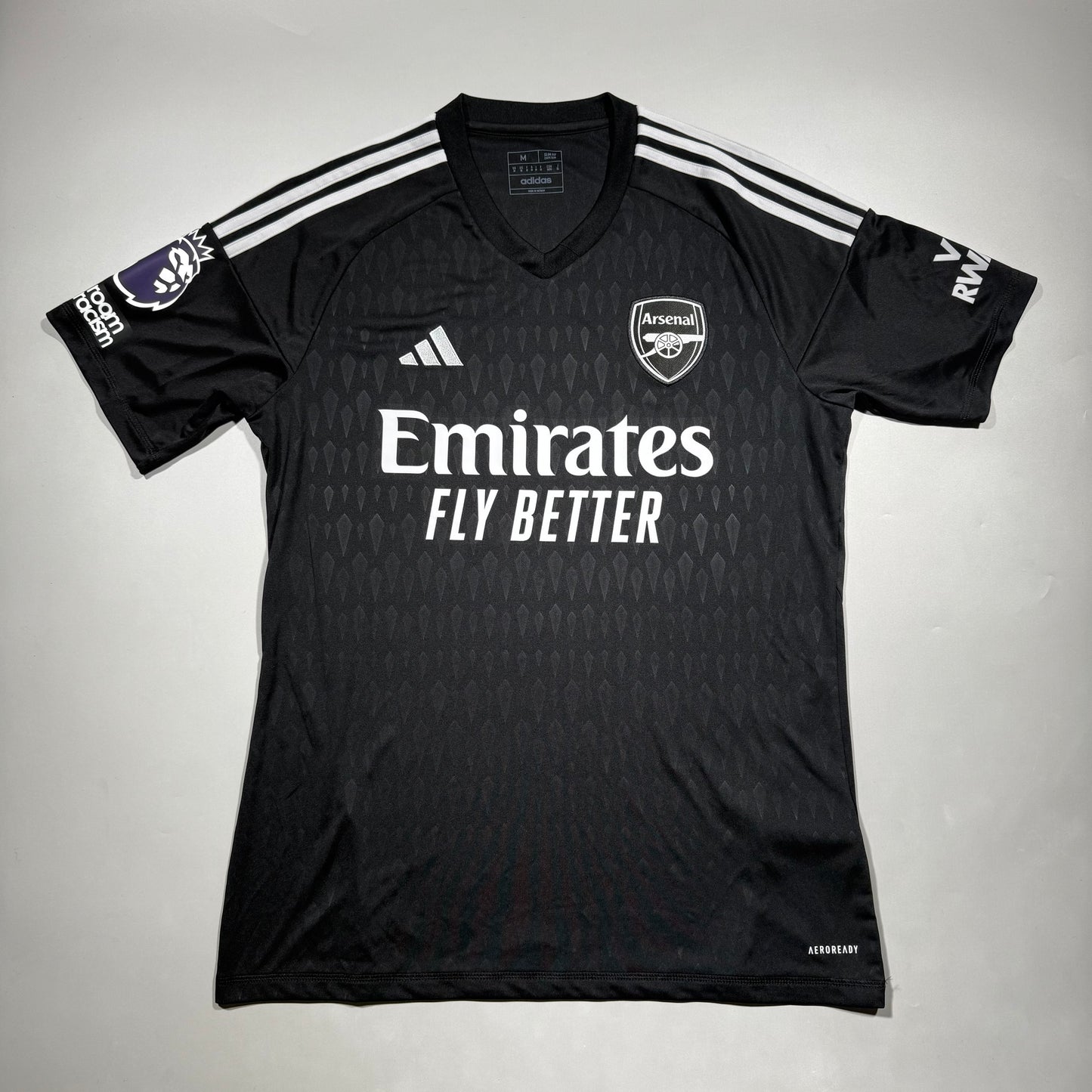 Official #22 Raya 23/24 Arsenal Goal Keeper Stadium Shirt Size M=JP:XL