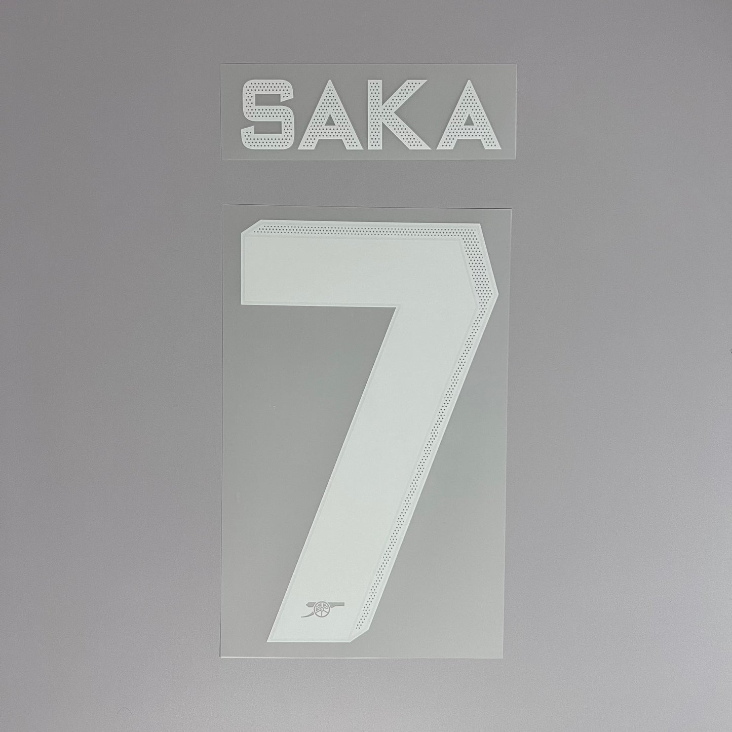 23-24 Arsenal 3rd Cup Font Name & Number Set