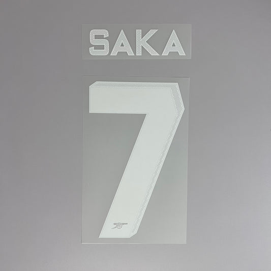 23-24 Arsenal 3rd Cup Font Name & Number Set