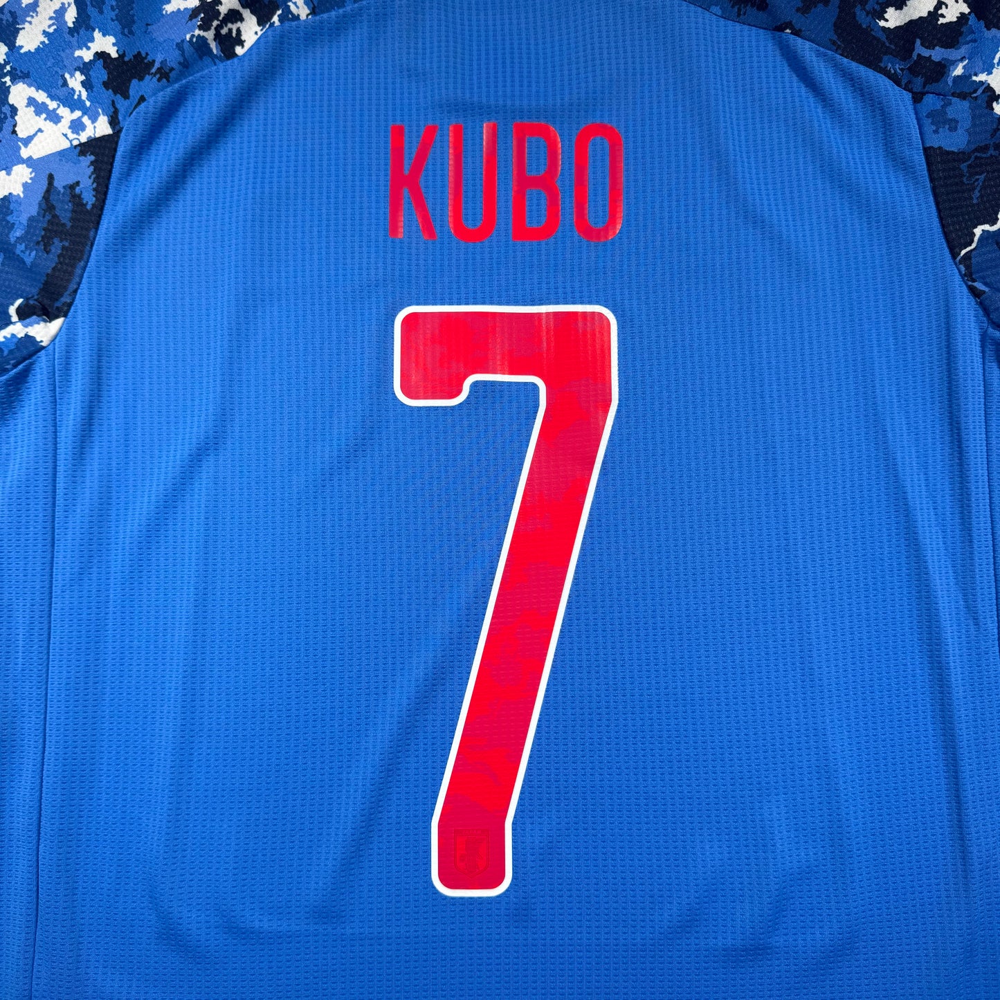 Official #7 Kubo 2020 Japan Home Authentic Shirt Size S/M=JP:L Tokyo Olympic