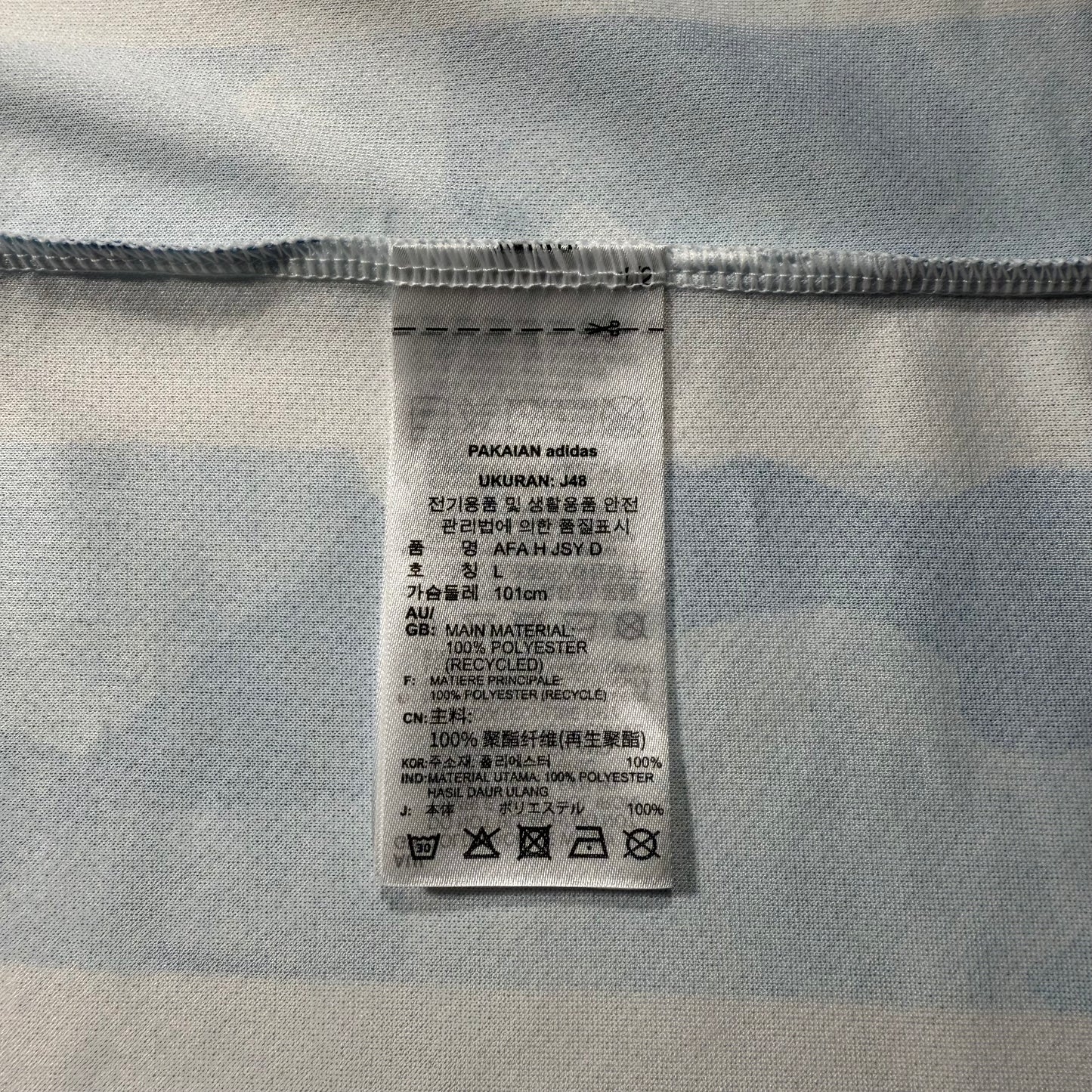 Official #10 Messi 2021 Argentina Home Stadium Shirt Finallisima Size S/M=JP:L