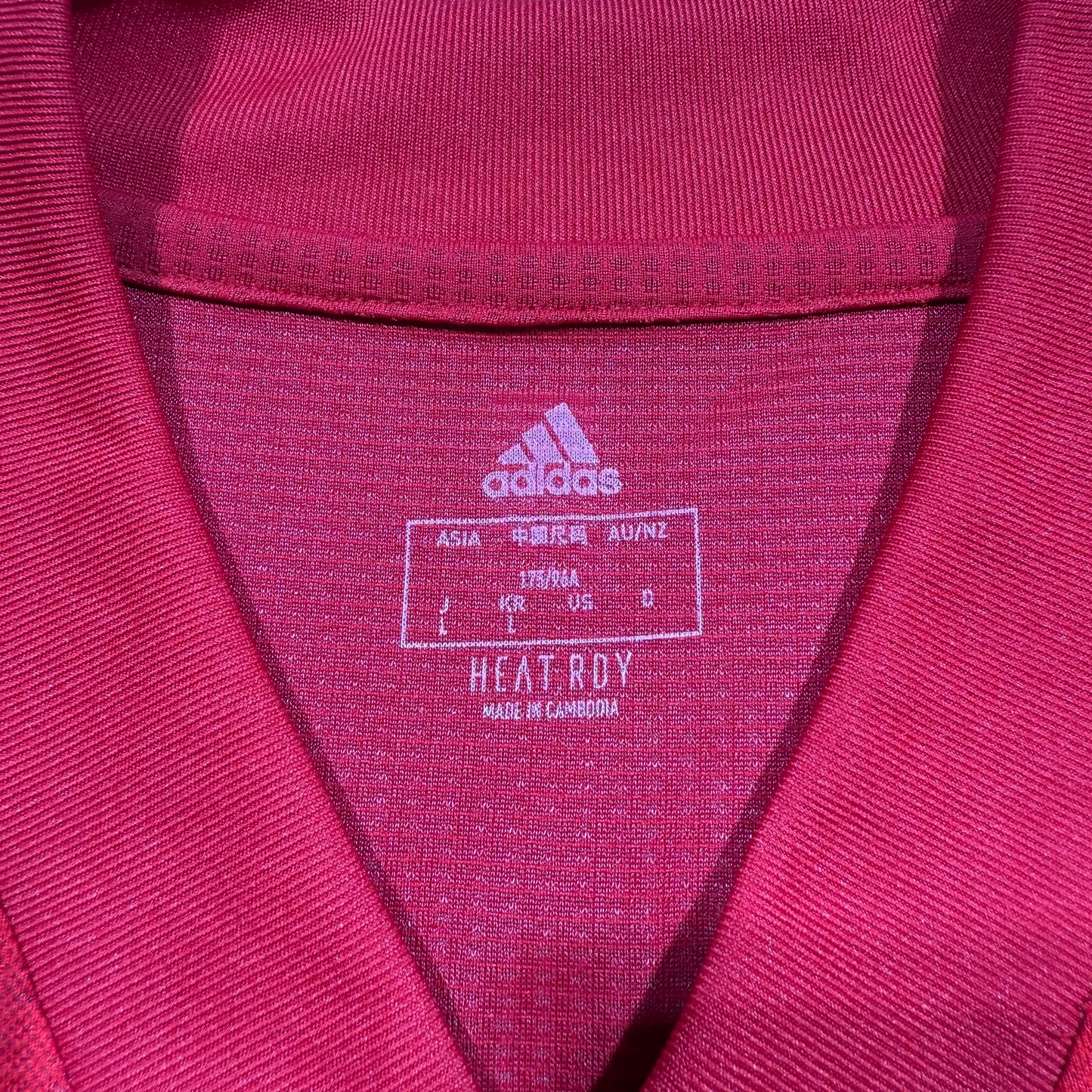 Official #26 Pedri 2020 Spain Home Authentic Shirt UEFA Euro 2020 Size S/M=JP:L