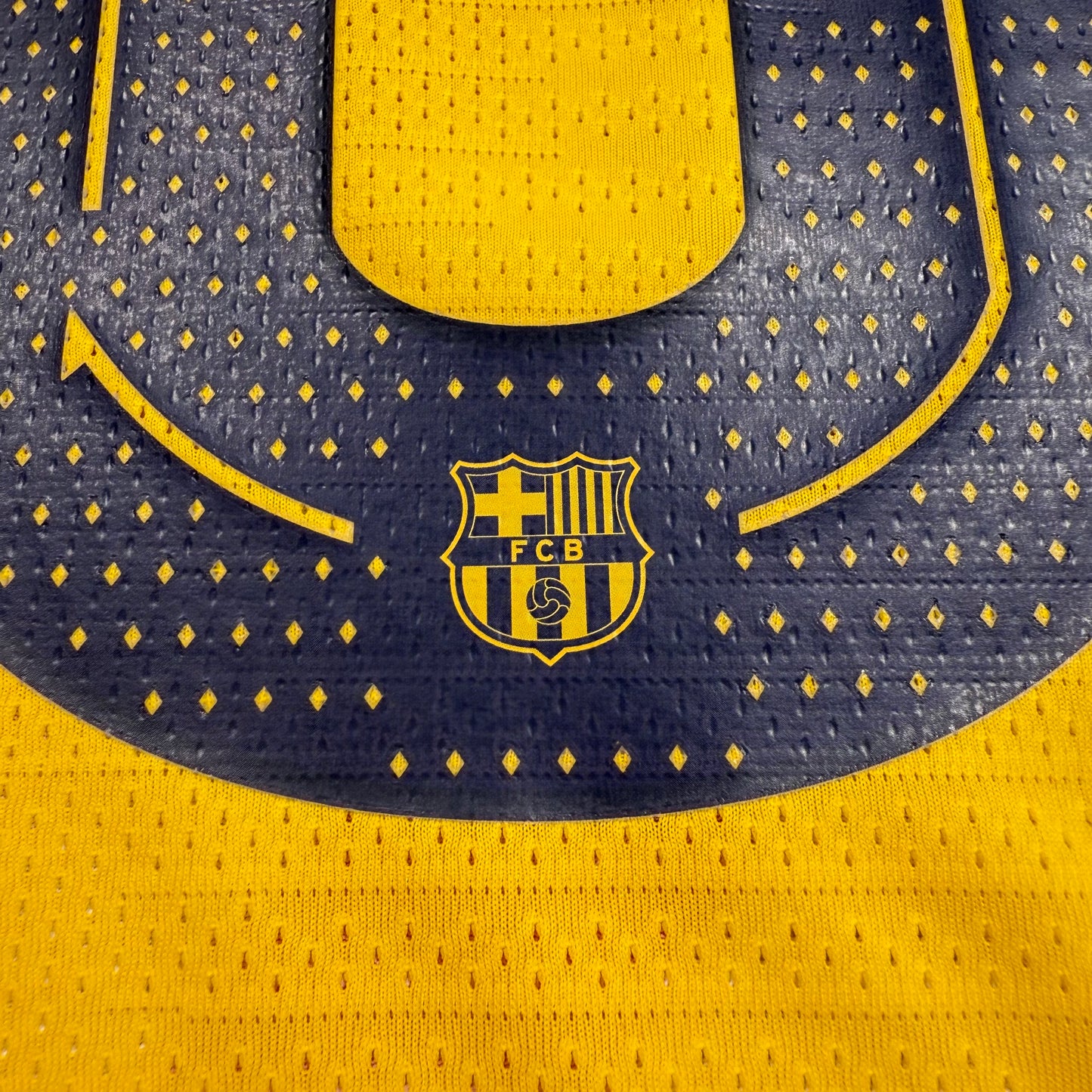 Official #10 Messi 20/21 FC Barcelona 4th Authentic Shirt Copa Del Rey Final Size L