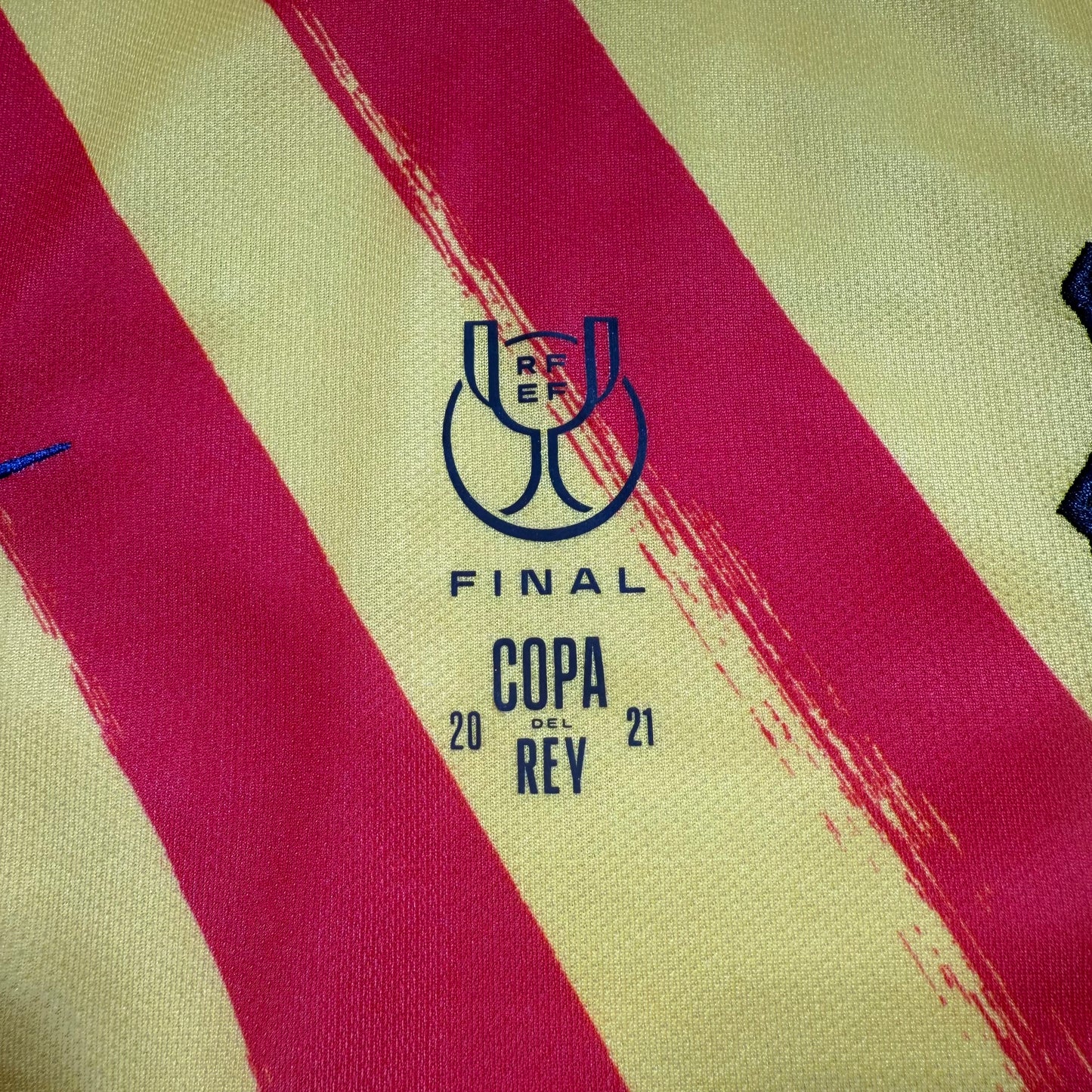 Official #7 Griezmann 21/22 FC Barcelona 4th Stadium Shirt Copa Del Rey Final Size M