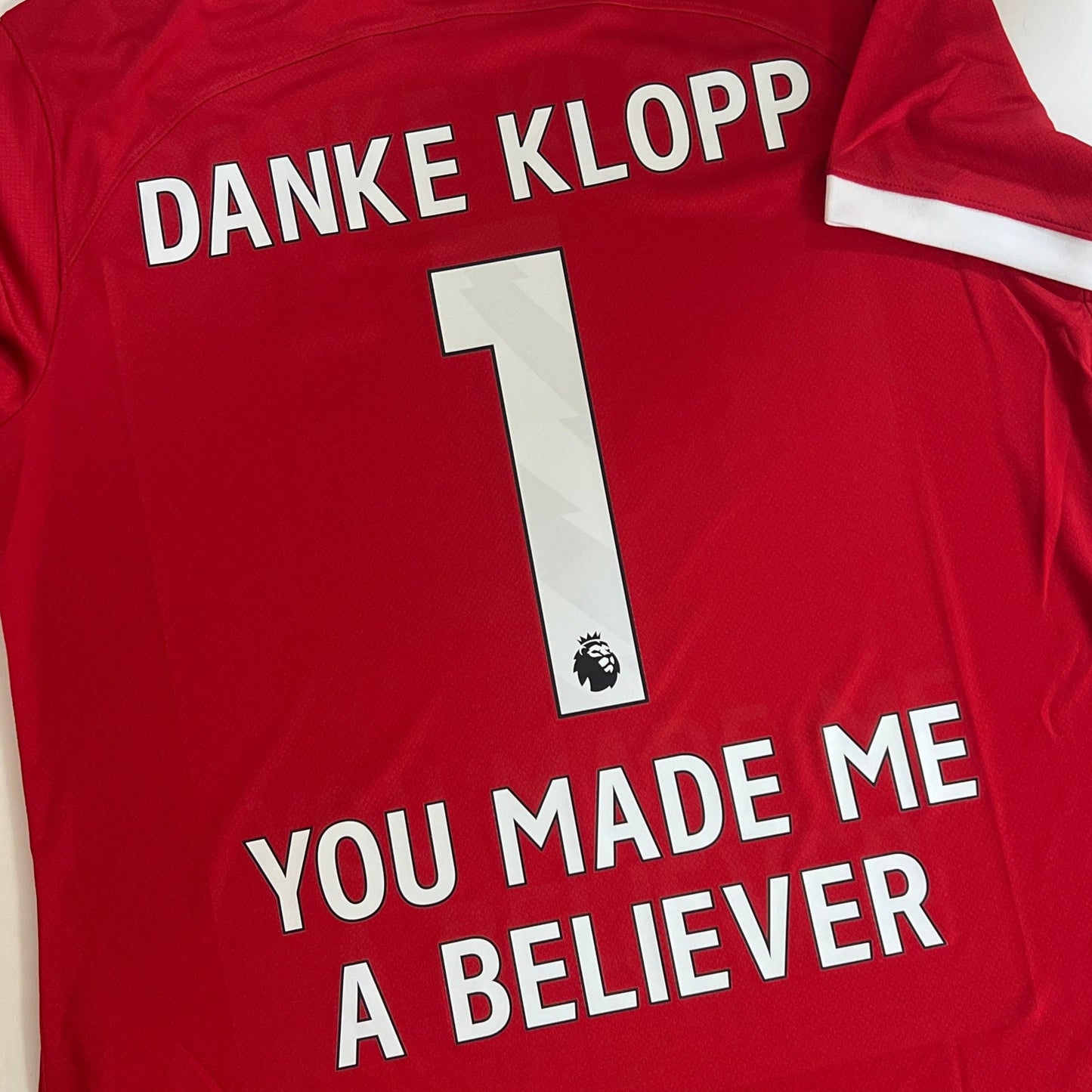 Danke Klopp 1 You Made Me A Believer 23/24 Liverpool Home