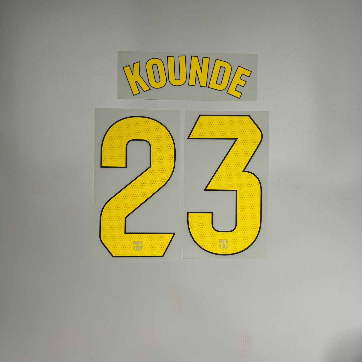 #23 Kounde | FC Barcelona Home Name & Number set for LA LIGA