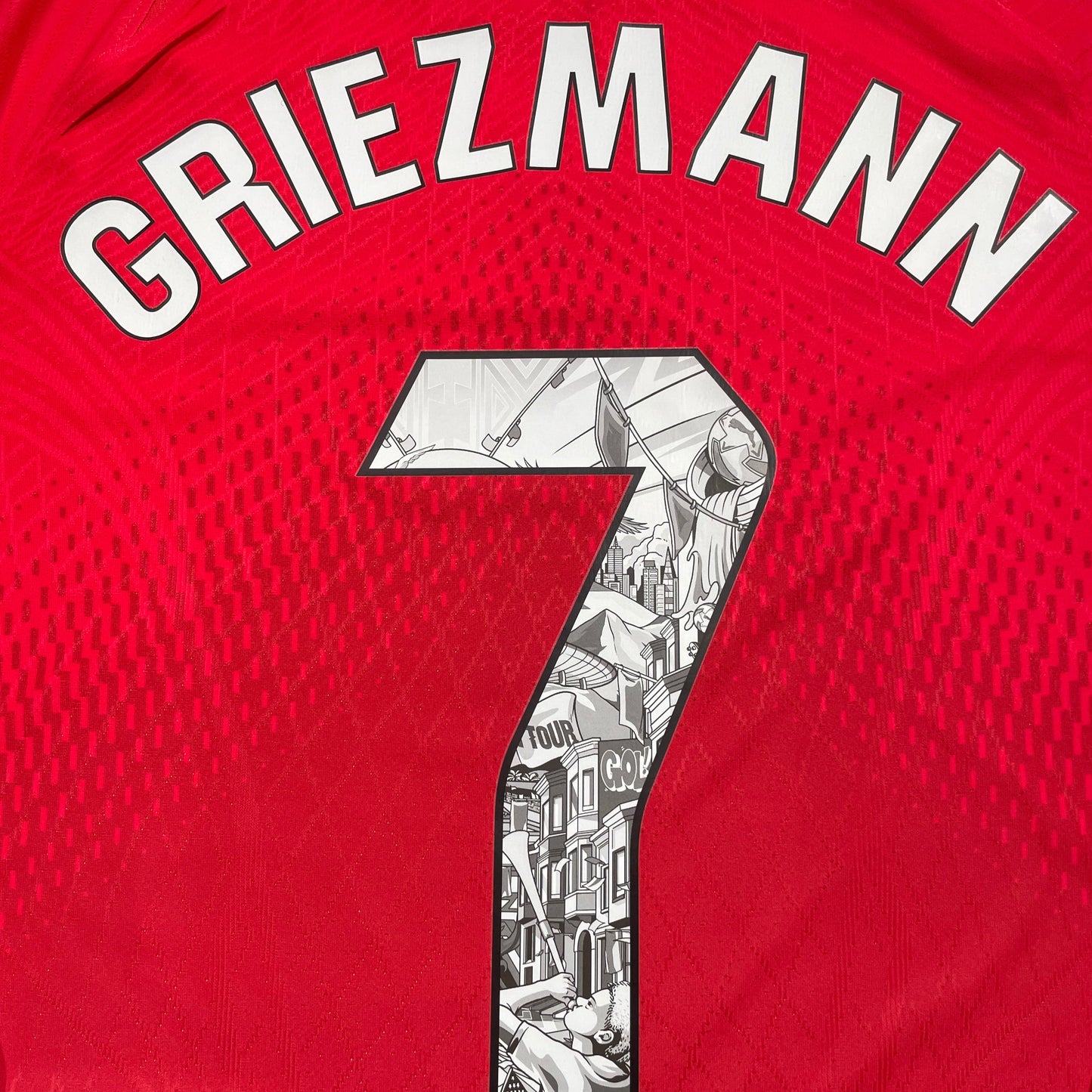 #7 Griezmann 23/24 Atletico Madrid Home Kitroom Player Issue 2023 La Liga Summer Tour ver.