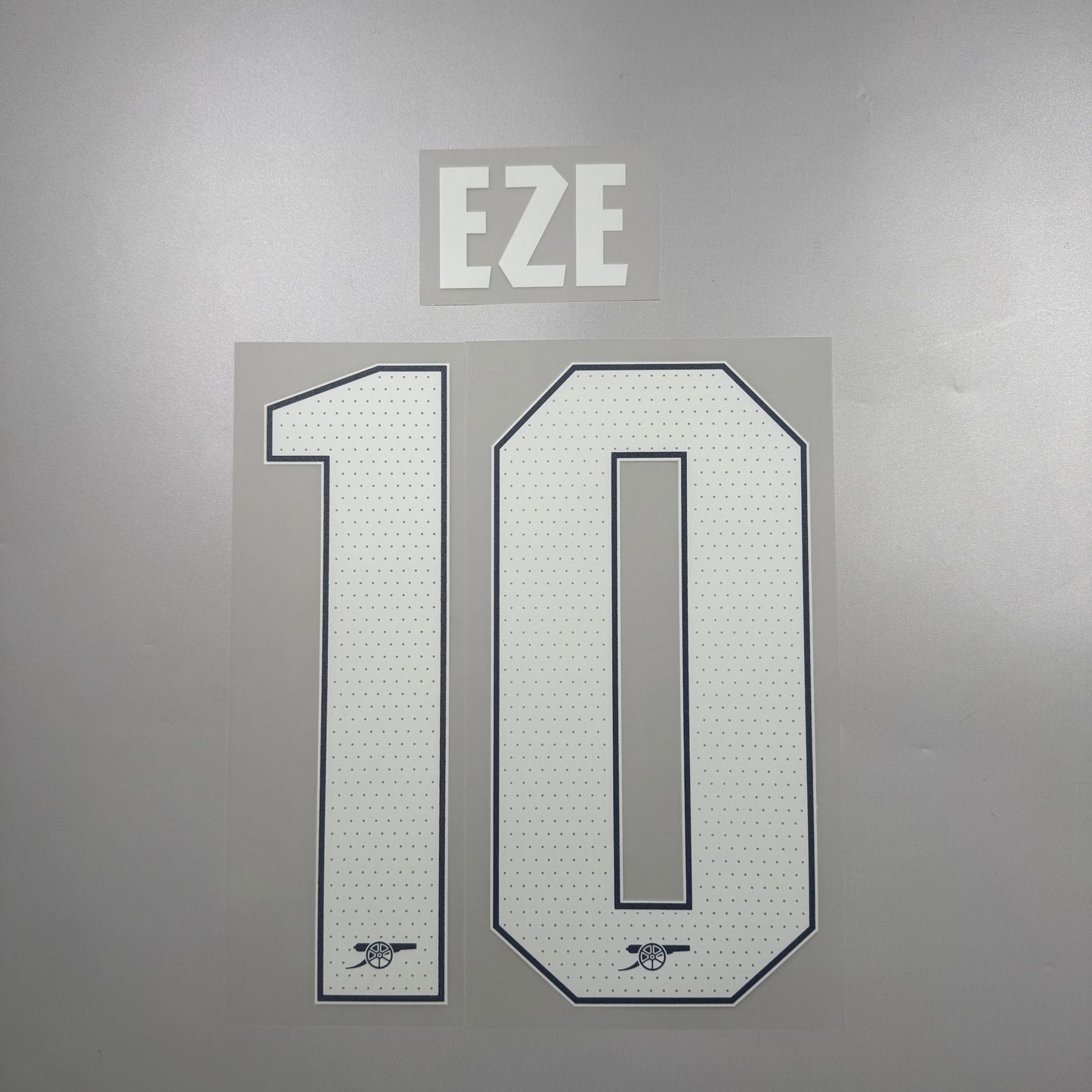 Official #10 Eze 25/26 Arsenal Home Name & Number set