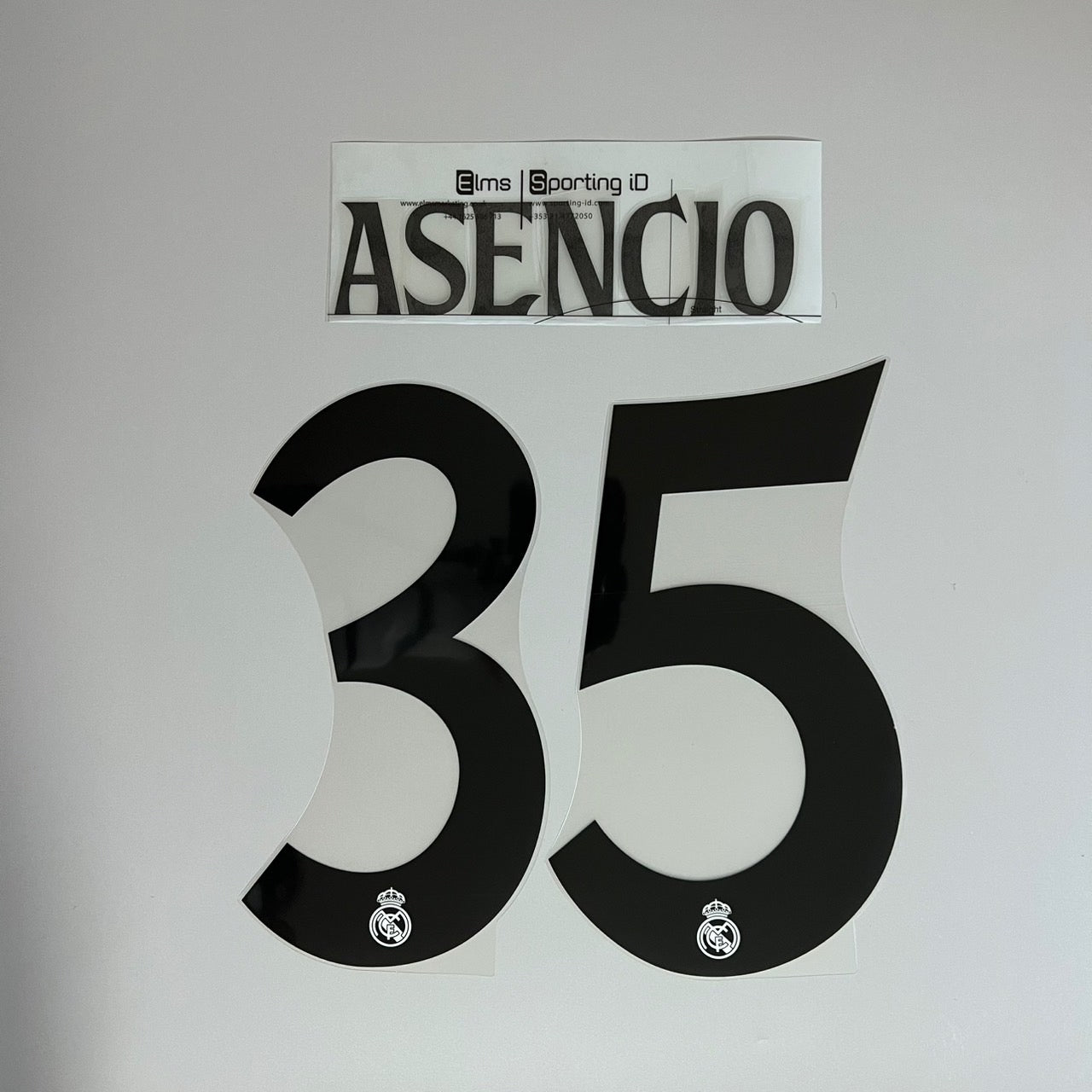 24-25 Real Madrid Home Name & Number set