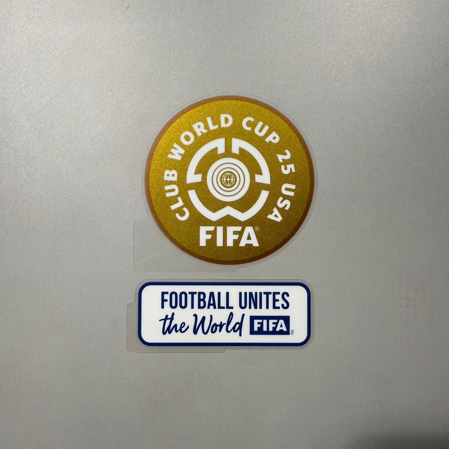 Pre-Order Official 2025 Club World Cup Player Issue Patch Gold + White
