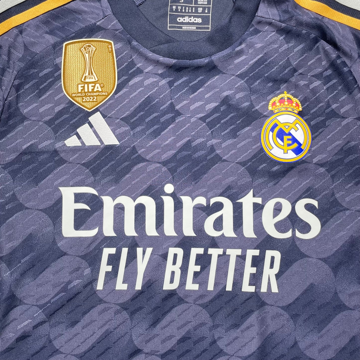 Official #5 Bellingham 23/24 Real Madrid Away Authentic Shirt Summer Tour Edition