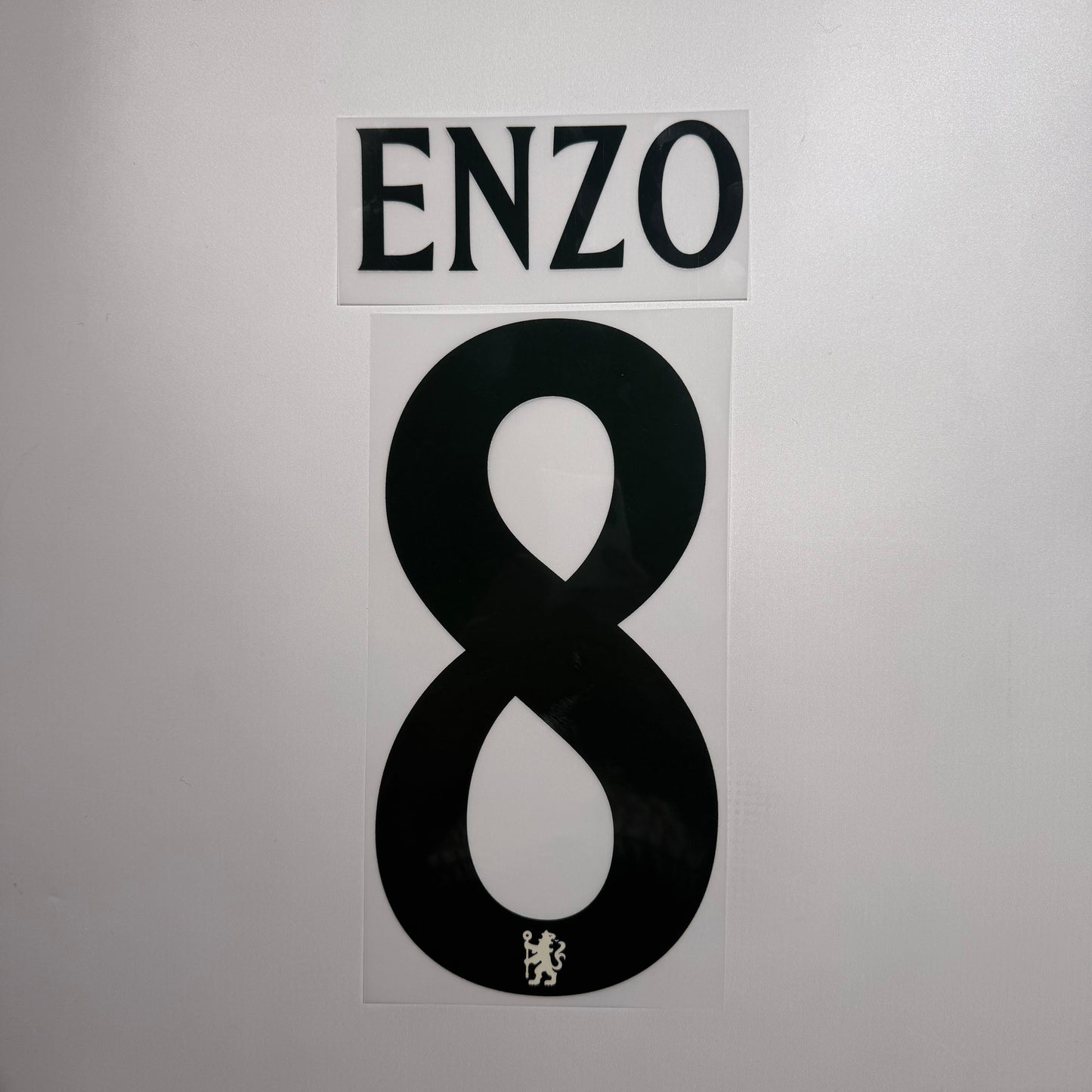 Official #8 Enzo 25/26 Chelsea Away Name & Number set Club Font