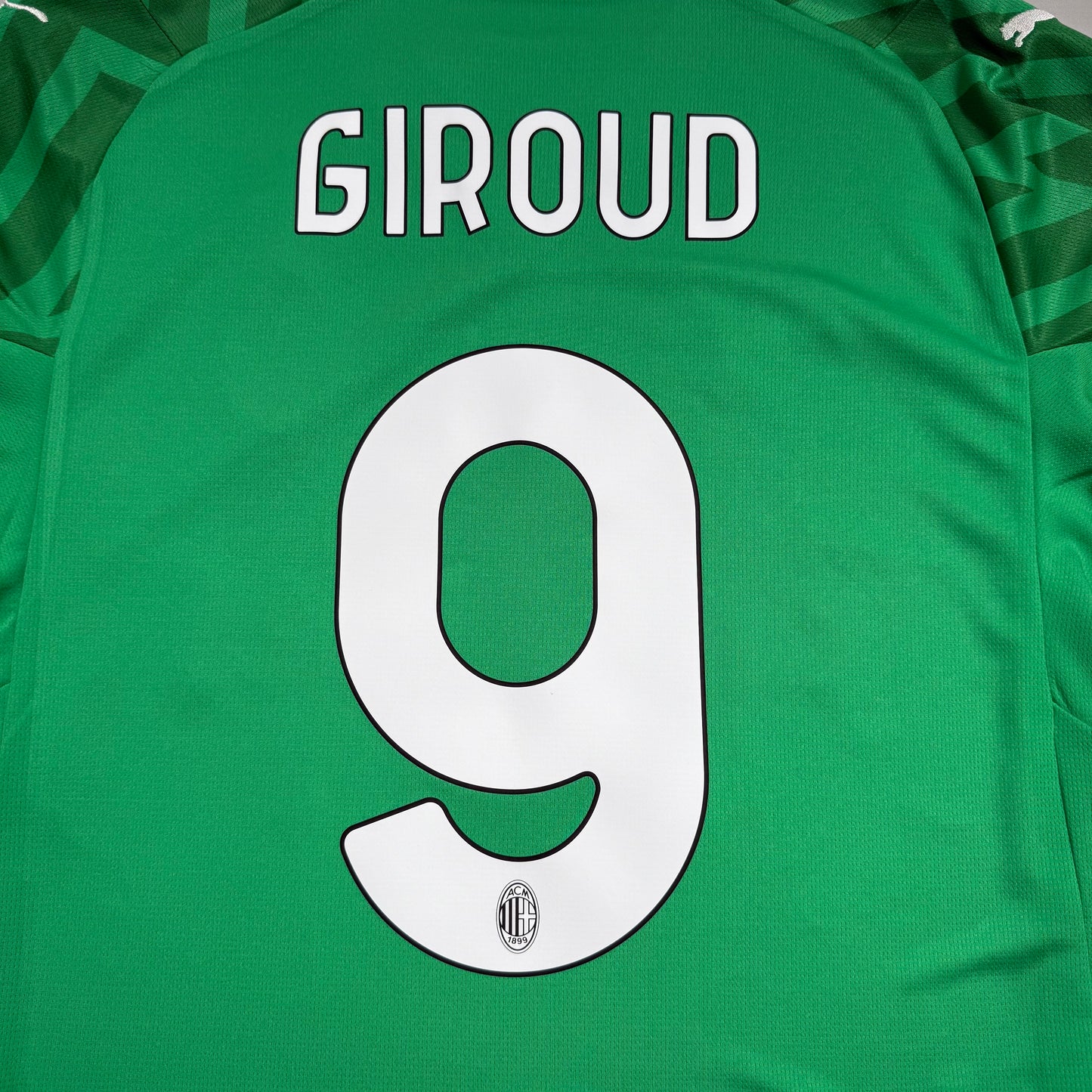 Official #9 Giroud 23/24 AC Milan Goal Keeper shirt Size M