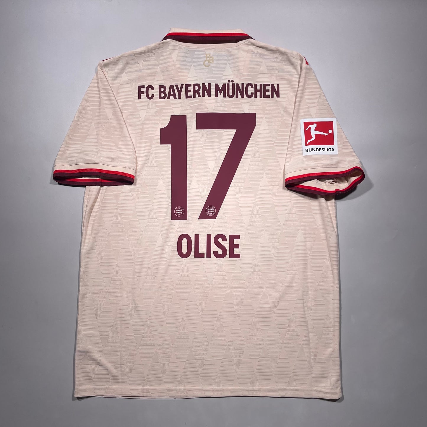 Official #17 Olise 24/25 Bayern Munchen 3rd Authentic Shirt