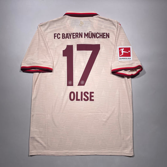 Official #17 Olise 24/25 Bayern Munchen 3rd Authentic Shirt