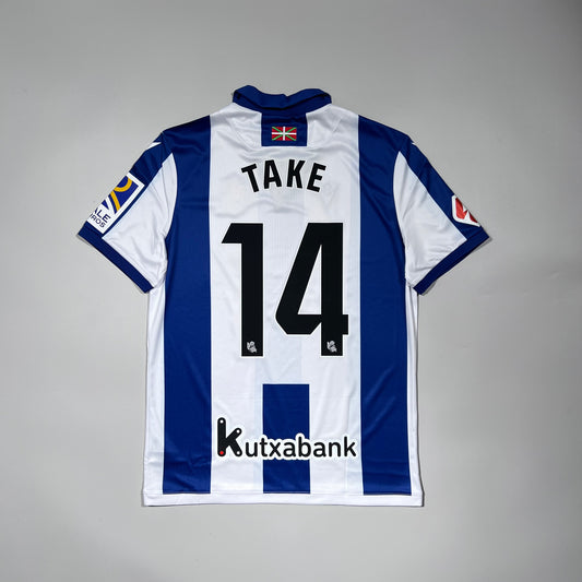 #14 Take 24/25 Real Sociedad Home Authentich Shirts