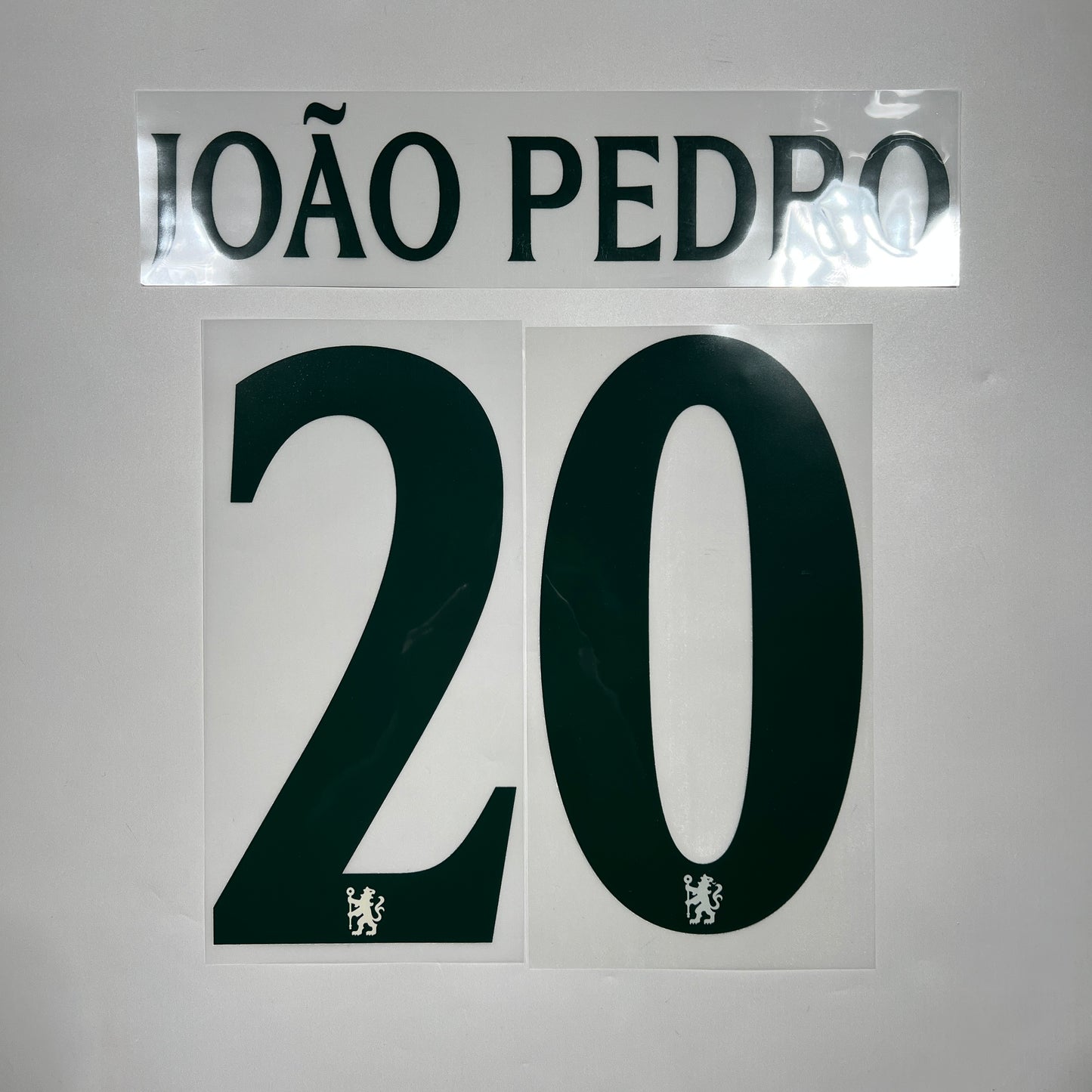 Official #20 Joao Pedro 25/26 Chelsea Away Club Name & Number set