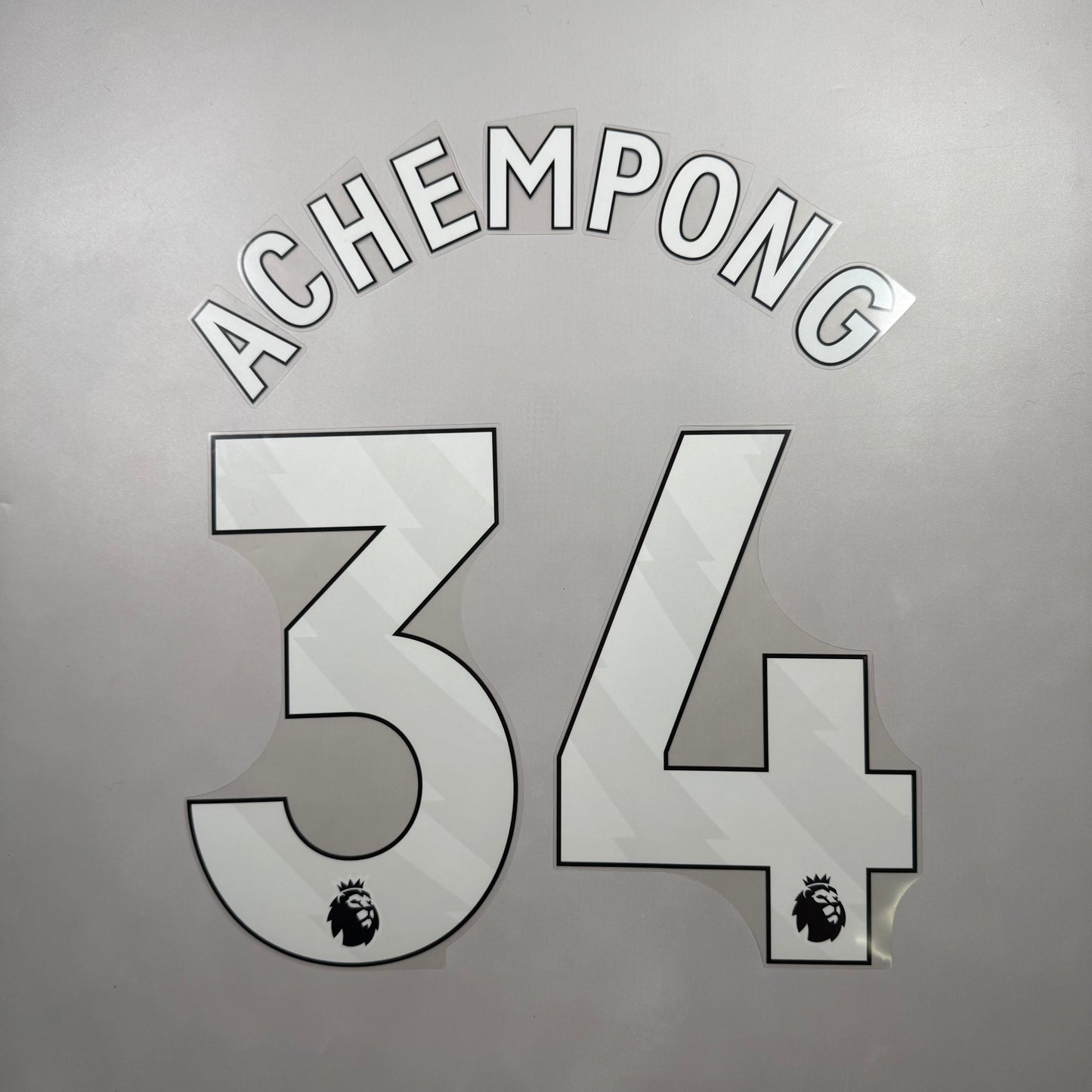 Official 25/26 Chelsea FC Home English Premier League Name and Number set