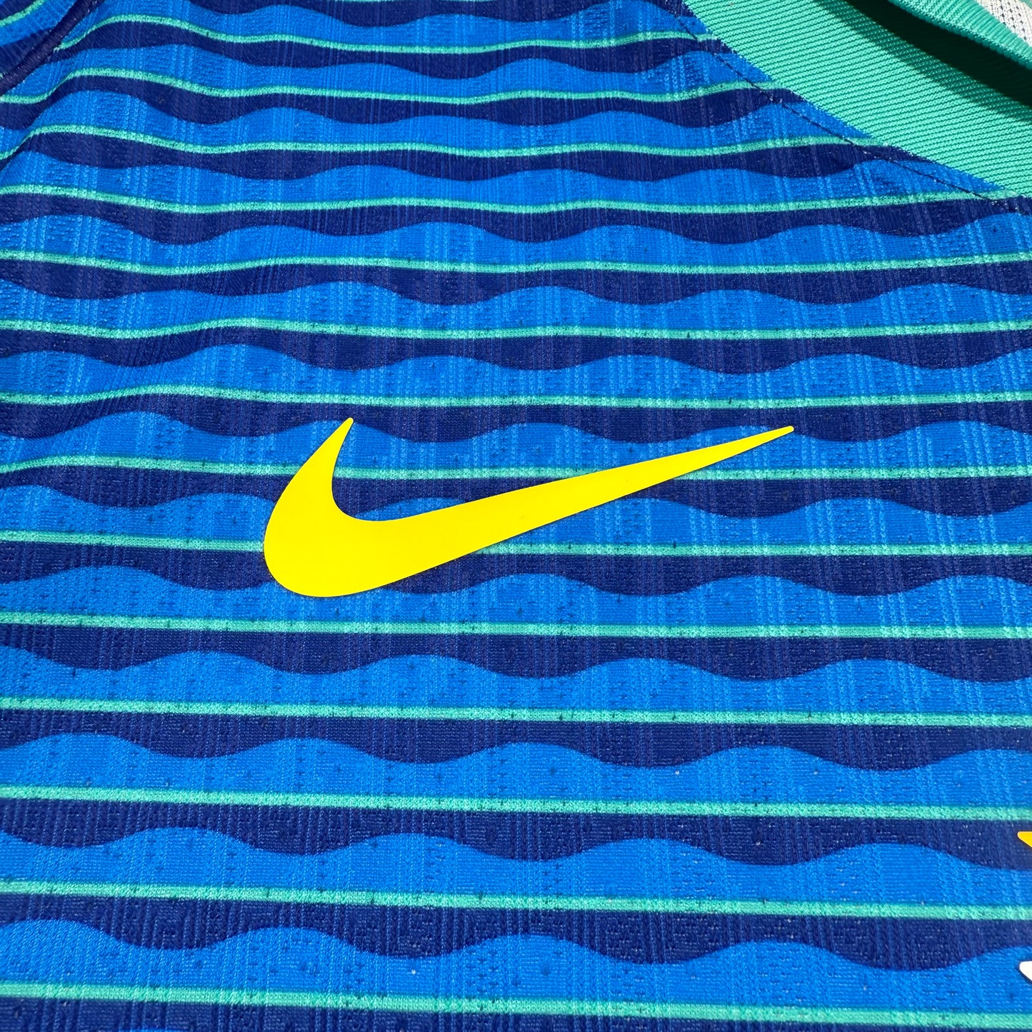 Official #9 Endrick 2024 Brazil Away Authentic Shirt Size M