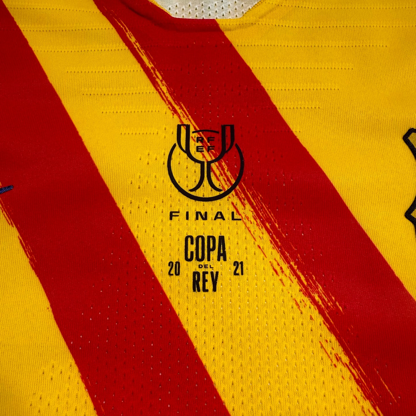 Official #10 Messi 20/21 FC Barcelona 4th Authentic Shirt Copa Del Rey Final Size L