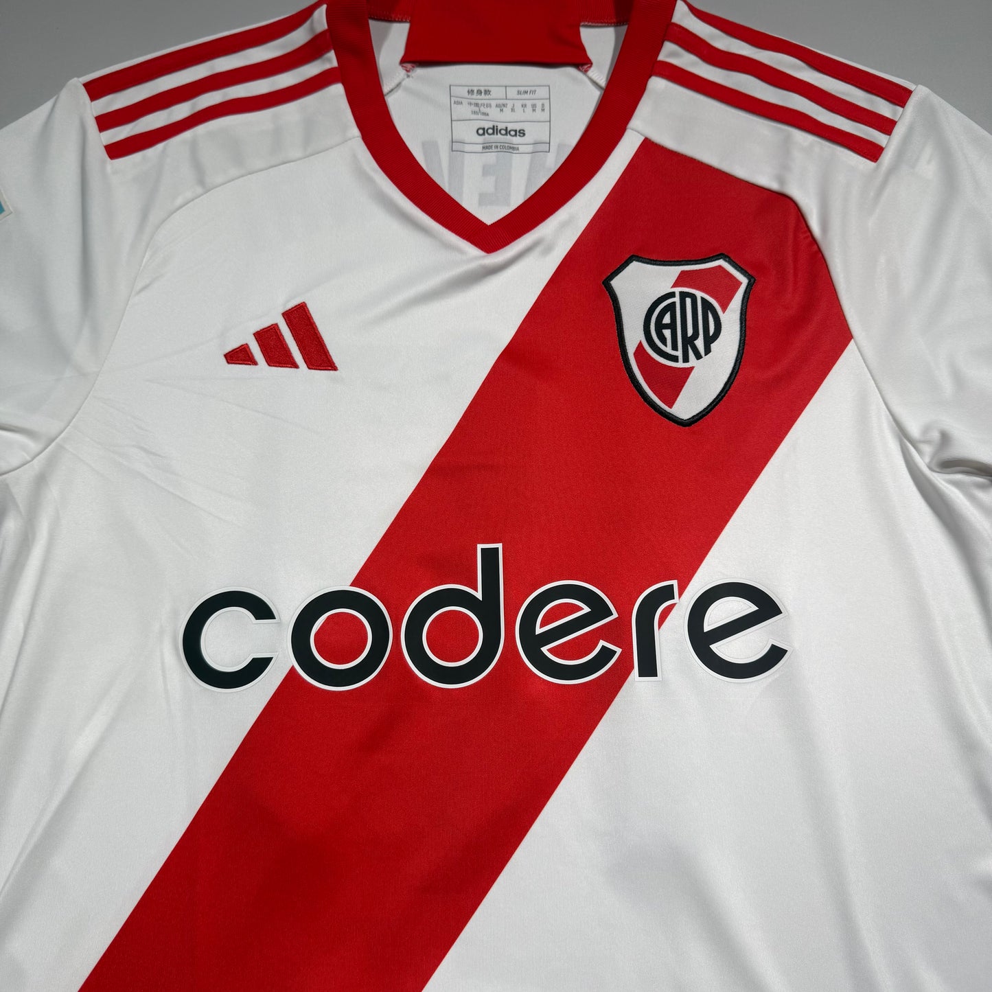 Official #19 C. Echeverri 24/25 River Plate Home Stadium Shirt Size M=JP:XL