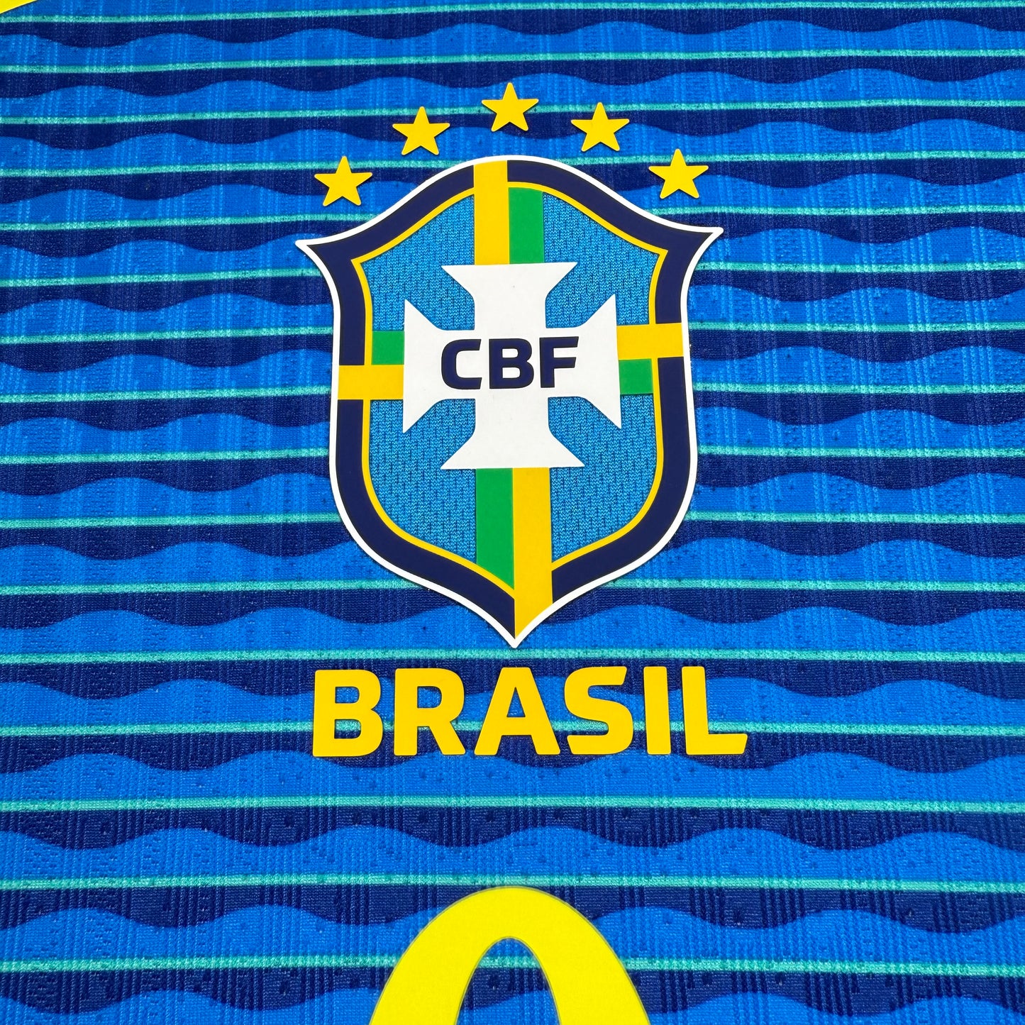 Official #9 Endrick 2024 Brazil Away Authentic Shirt Size M