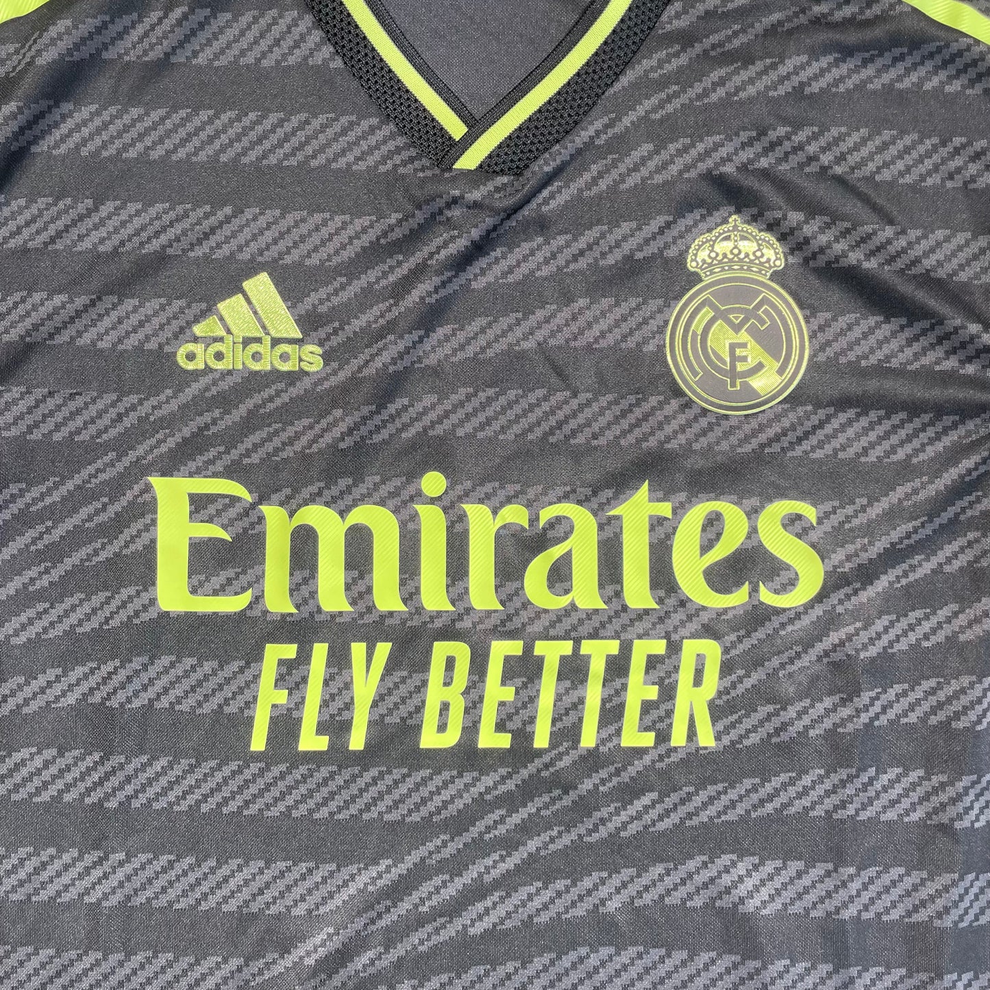 Official #20 Vini JR. 22/23 Real Madrid 3rd Authentic Shirt La Liga Size S=JP:M