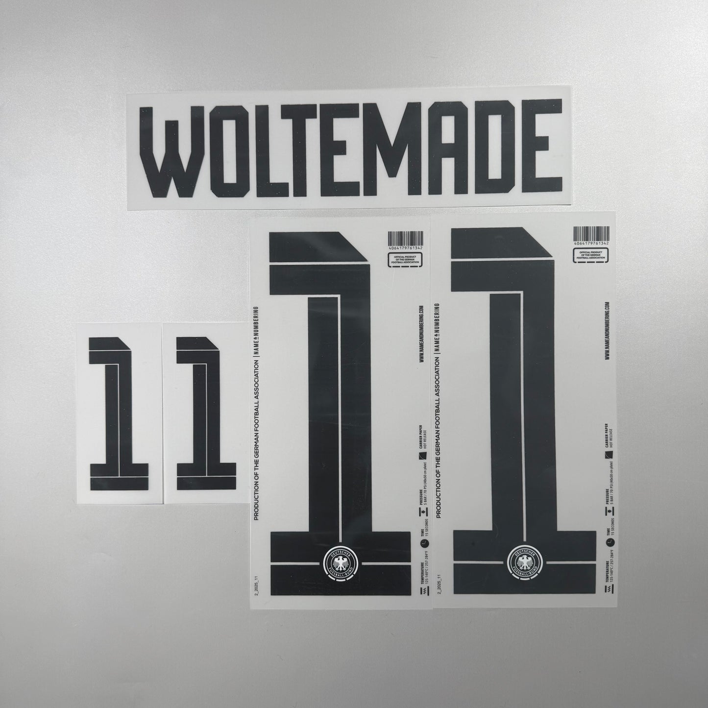 Official #11 Woltemade 2026 Germany Home Name & Number set
