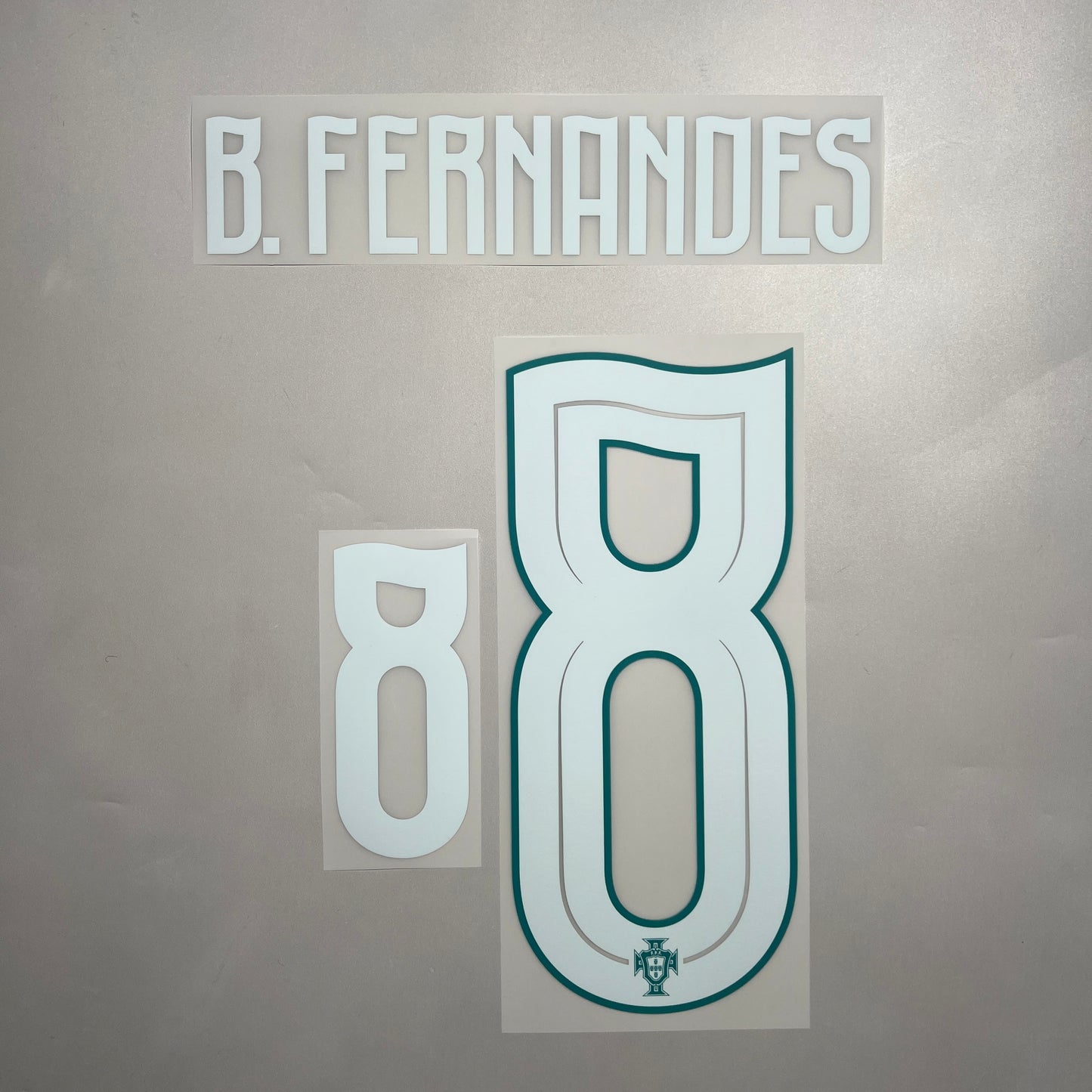 Official #8 B.Fernandes 2026 Portugal Home Name & Number set