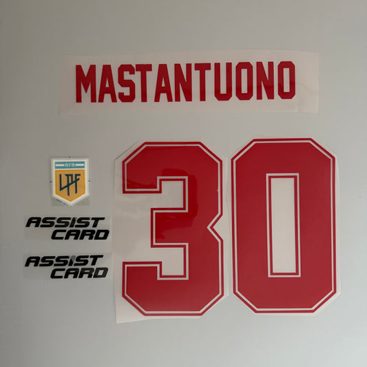#30 MASTANTUONO | 24-25 River Plate Home LPF Pack
