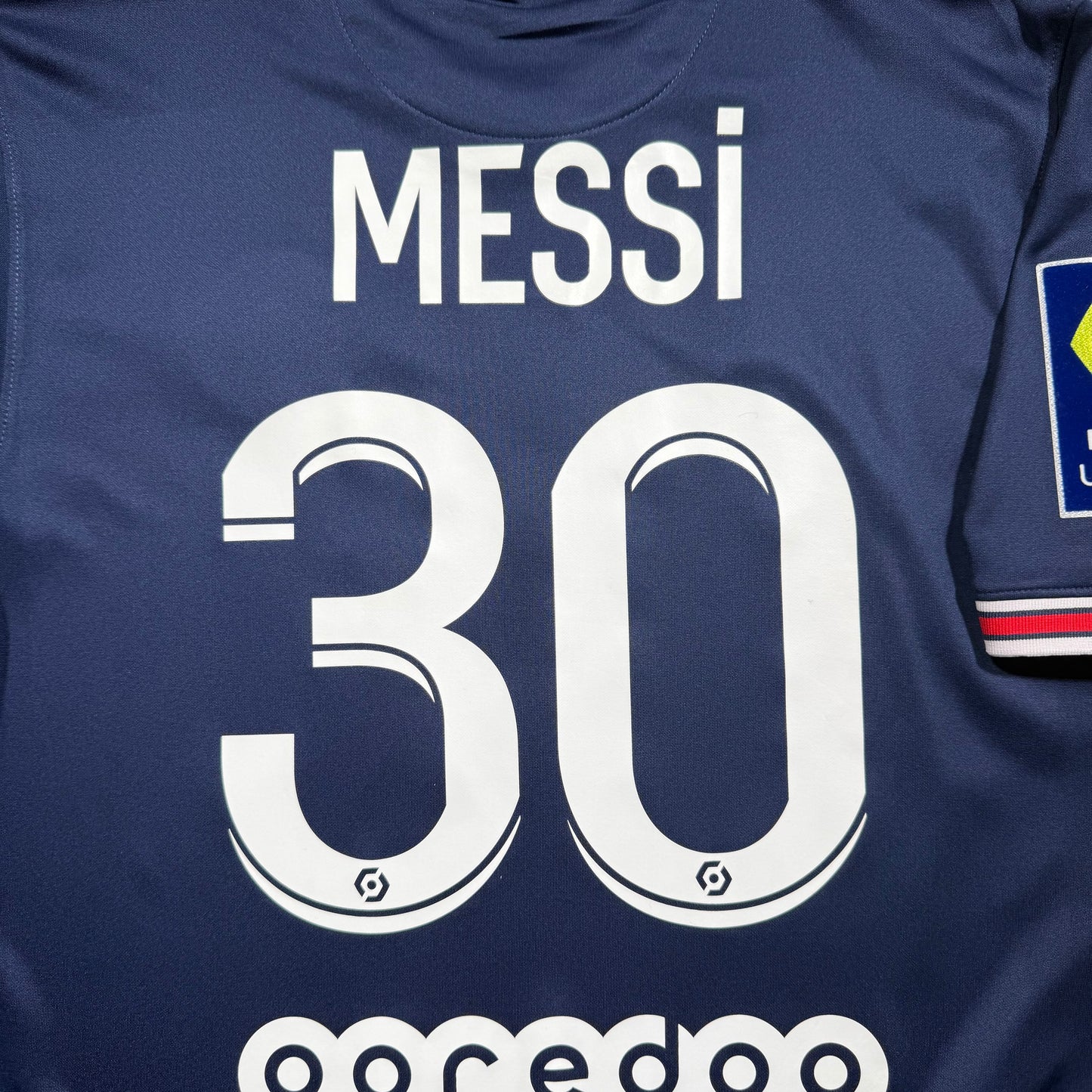 Official #30 Messi 21/22 Paris Saint-Germant(PSG) Home Stadium Shirt Size M