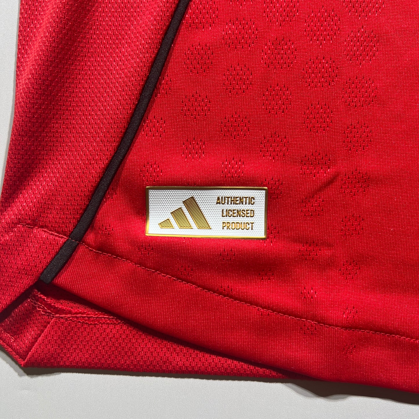 Official #8 B.Fernandes 25/26 Manchester United Home Authentic Shirt Long Sleeve FA Cup Size L(JP:2XL)