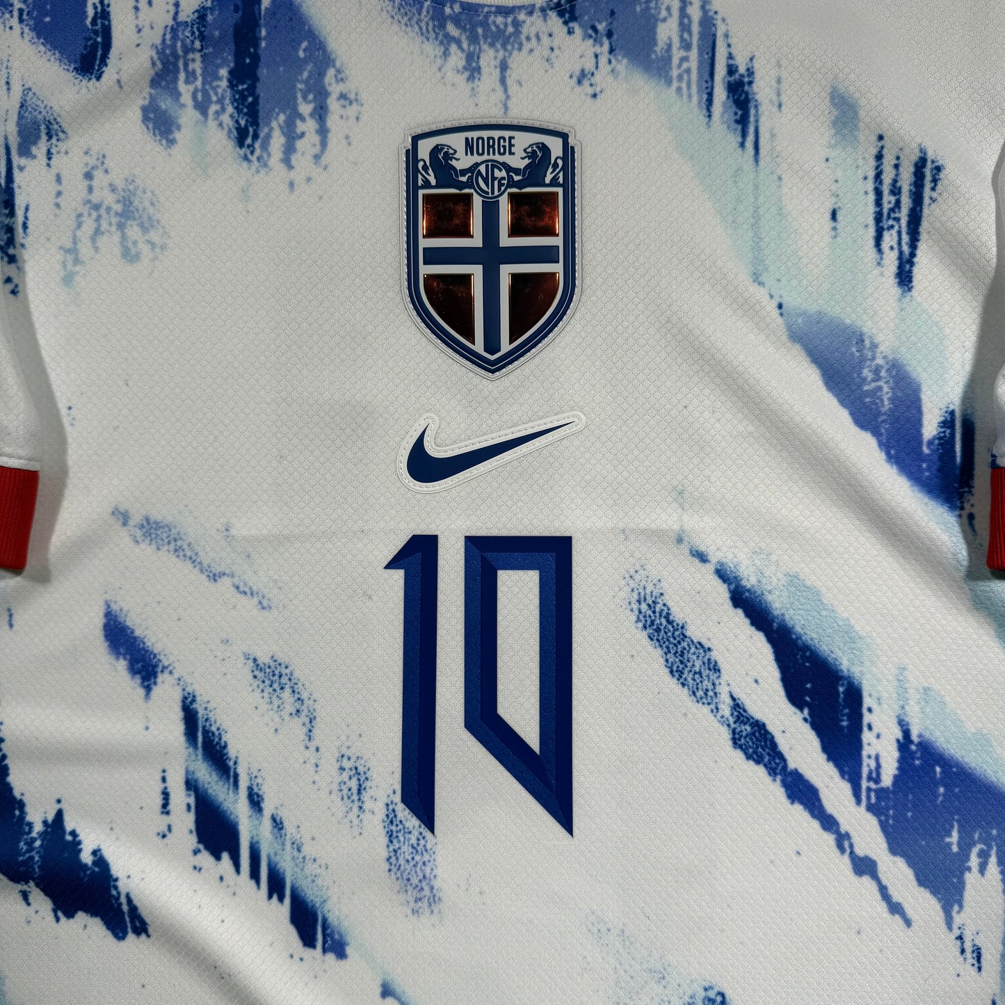 Official #10 Odegaard 2024 Norway Away Stadium Nations League Shirt