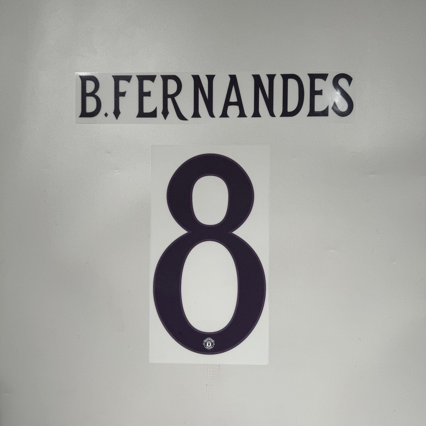 #8 B. Fernandes 25/26 Manchester United Away Name & Number set