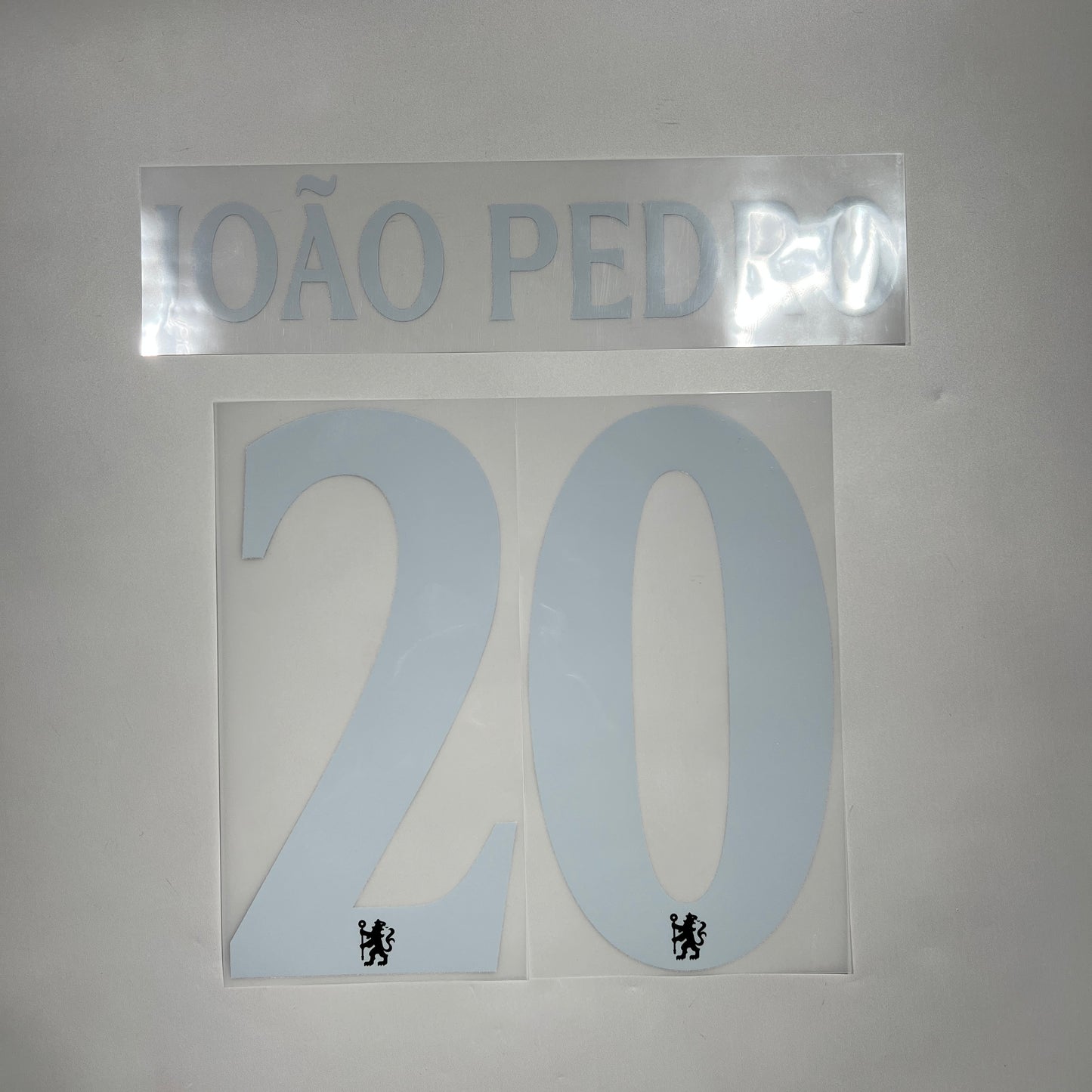Official #20 Joao Pedro 25/26 Chelsea 3rd Club Name & Number set
