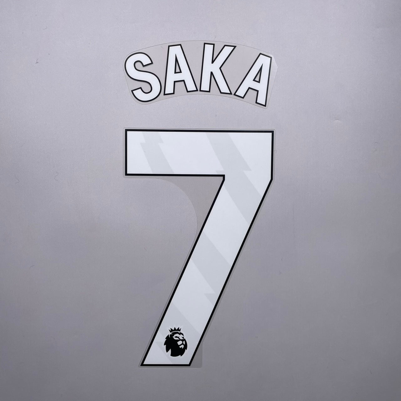 Official 25/26 Arsenal Home Name & Number set English Premier League Font