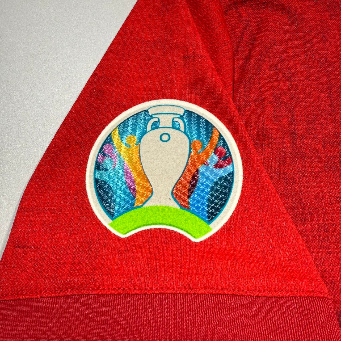 Official #26 Pedri 2020 Spain Home Authentic Shirt UEFA Euro 2020 Size S/M=JP:L